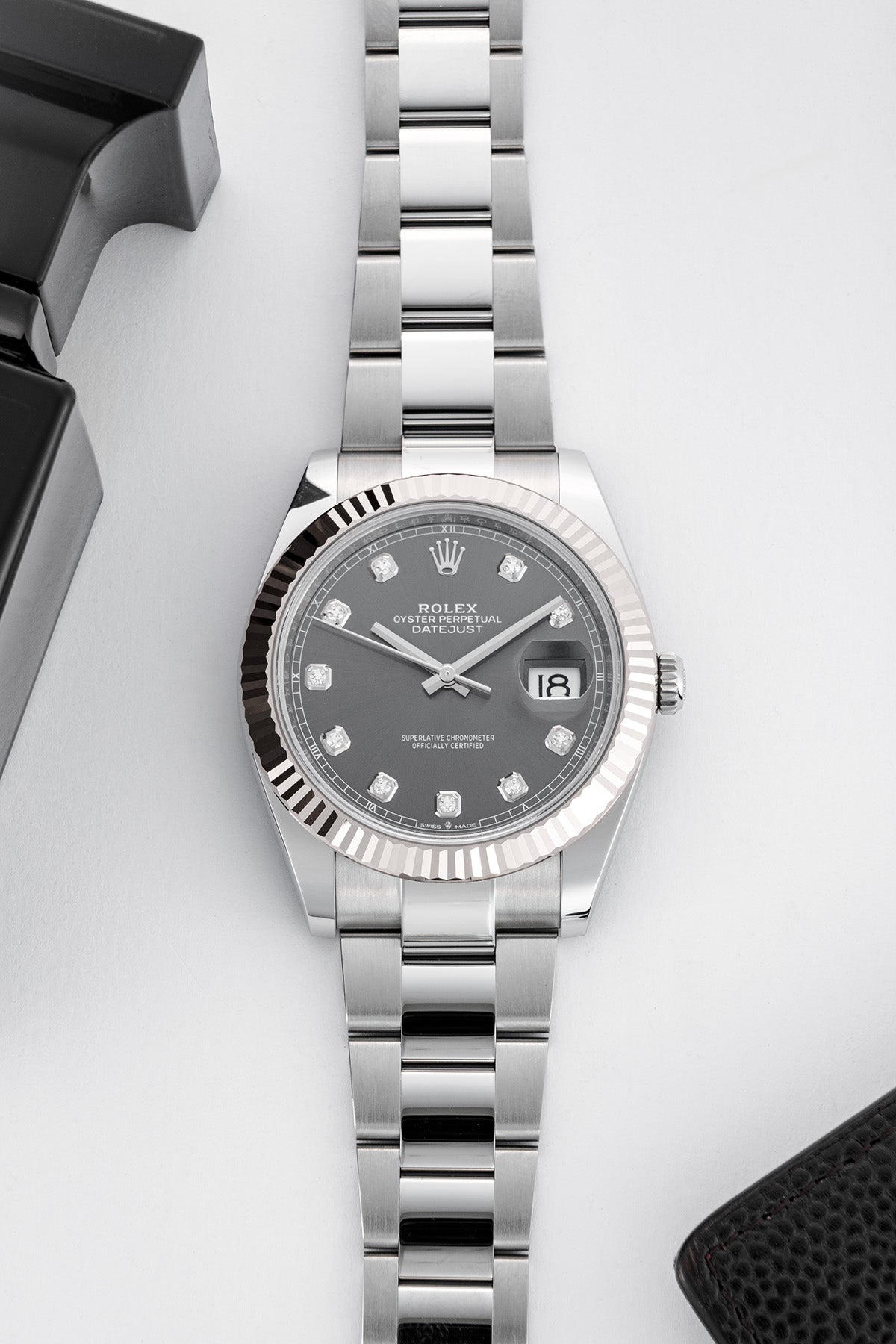 Datejust 126334 "Rhodium Diamonds Dial"