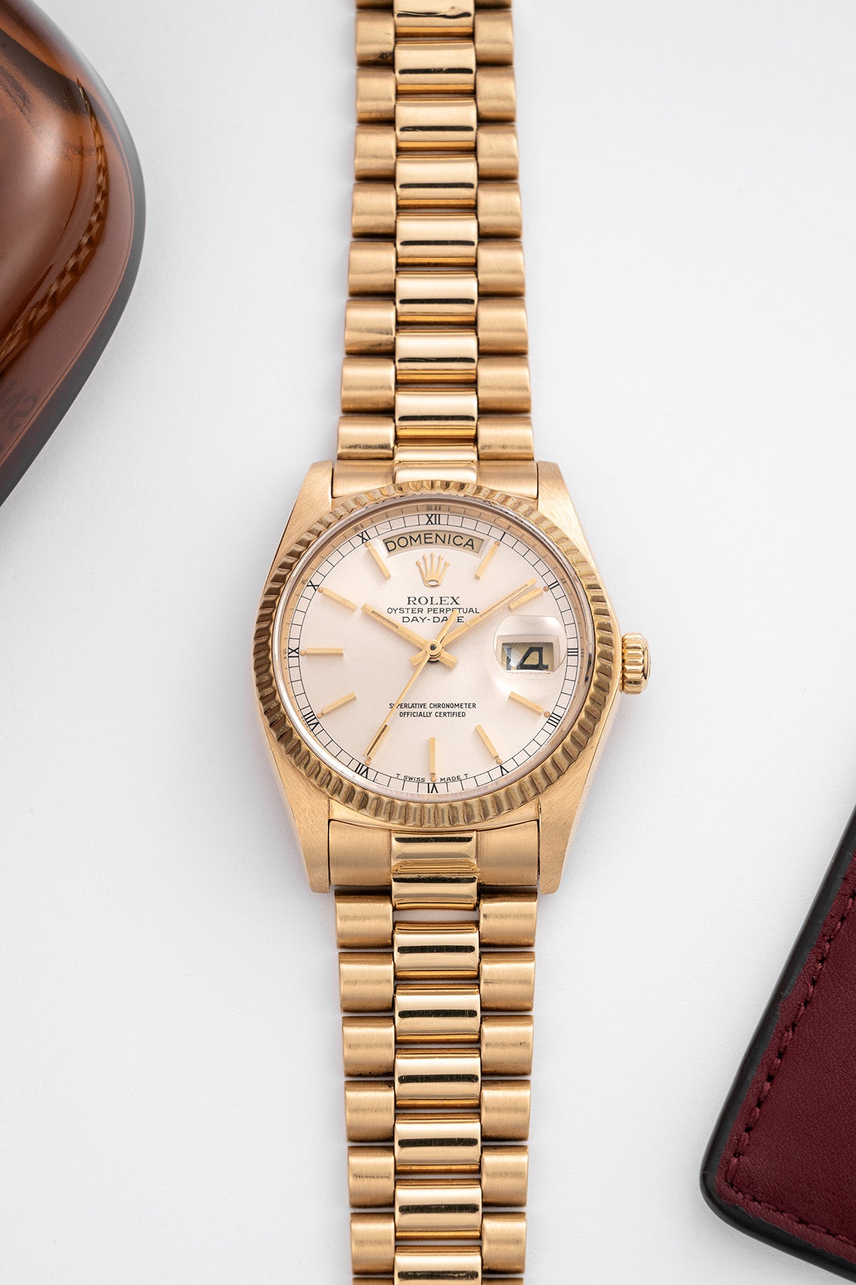 Rolex Day-Date 18038 "Silver Dial"