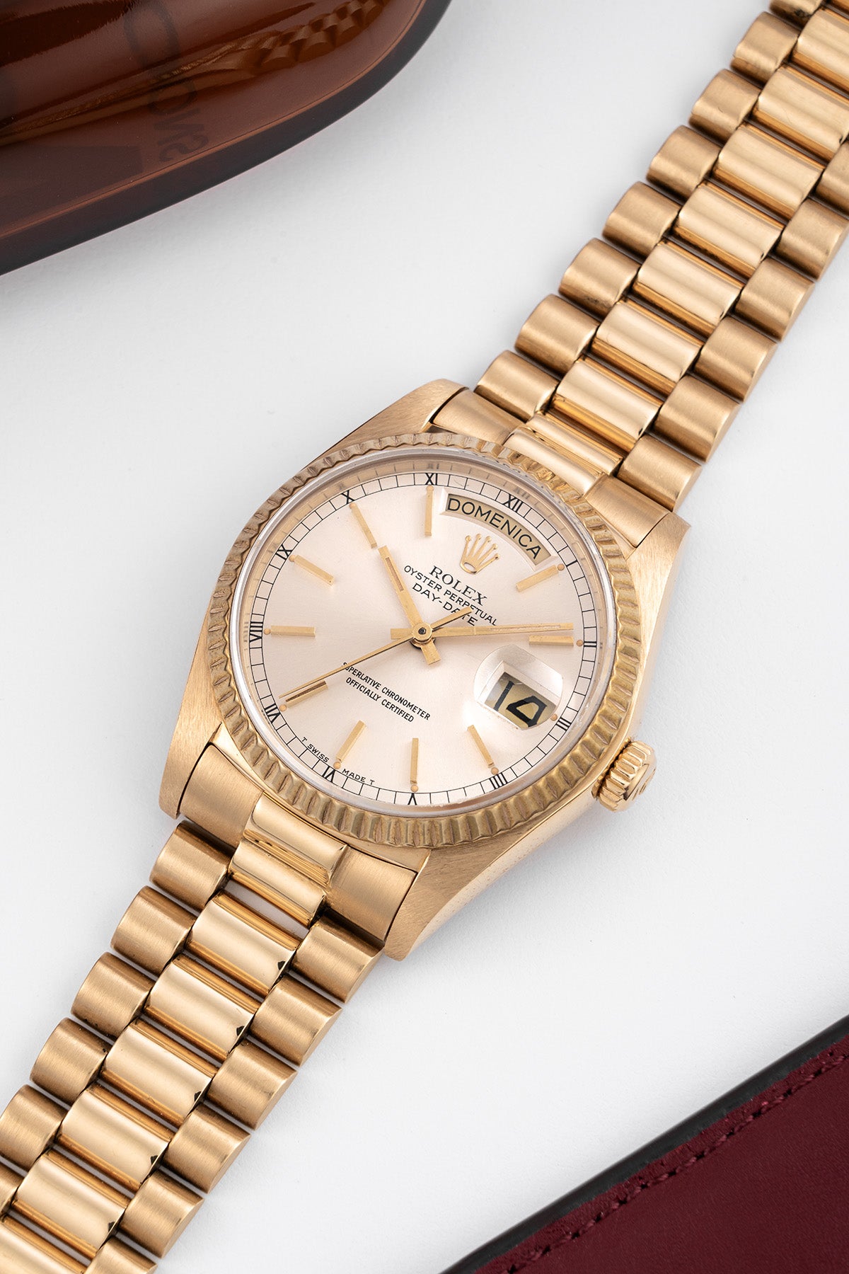 Rolex Day-Date 18038 "Silver Dial"