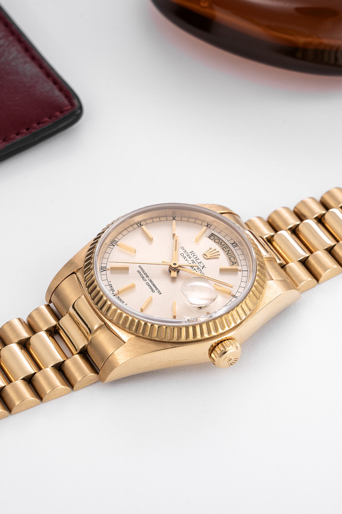 Rolex Day-Date 18038 "Silver Dial"