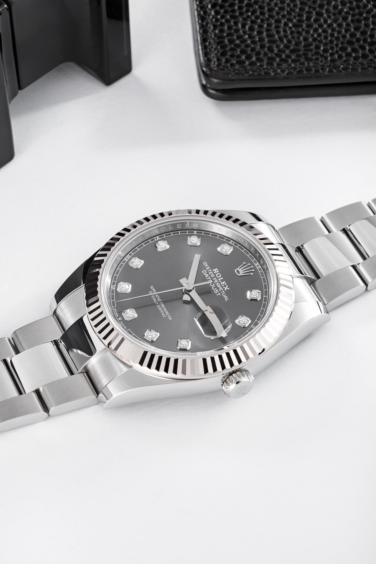 Datejust 126334 "Rhodium Diamonds Dial"