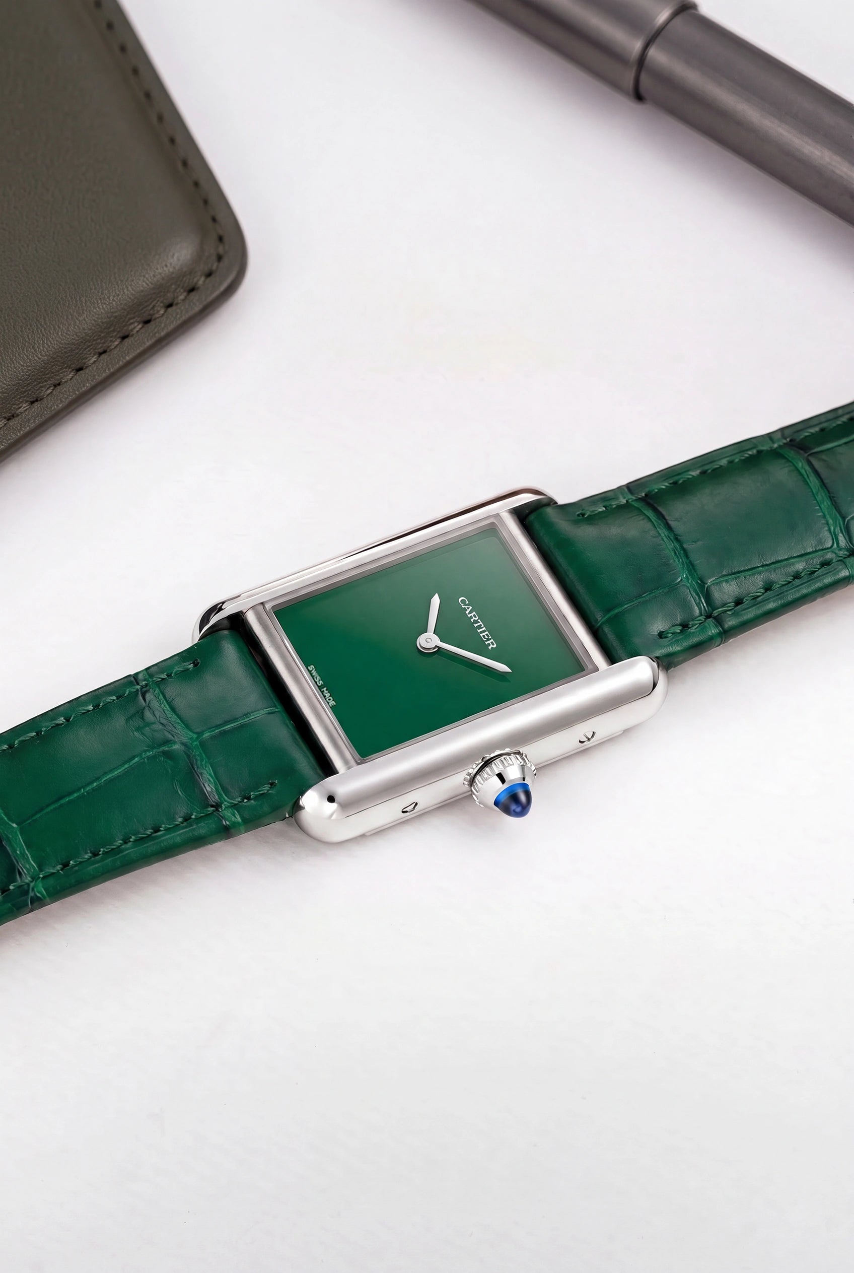 Cartier Tank Must Large WSTA0115 "Green"