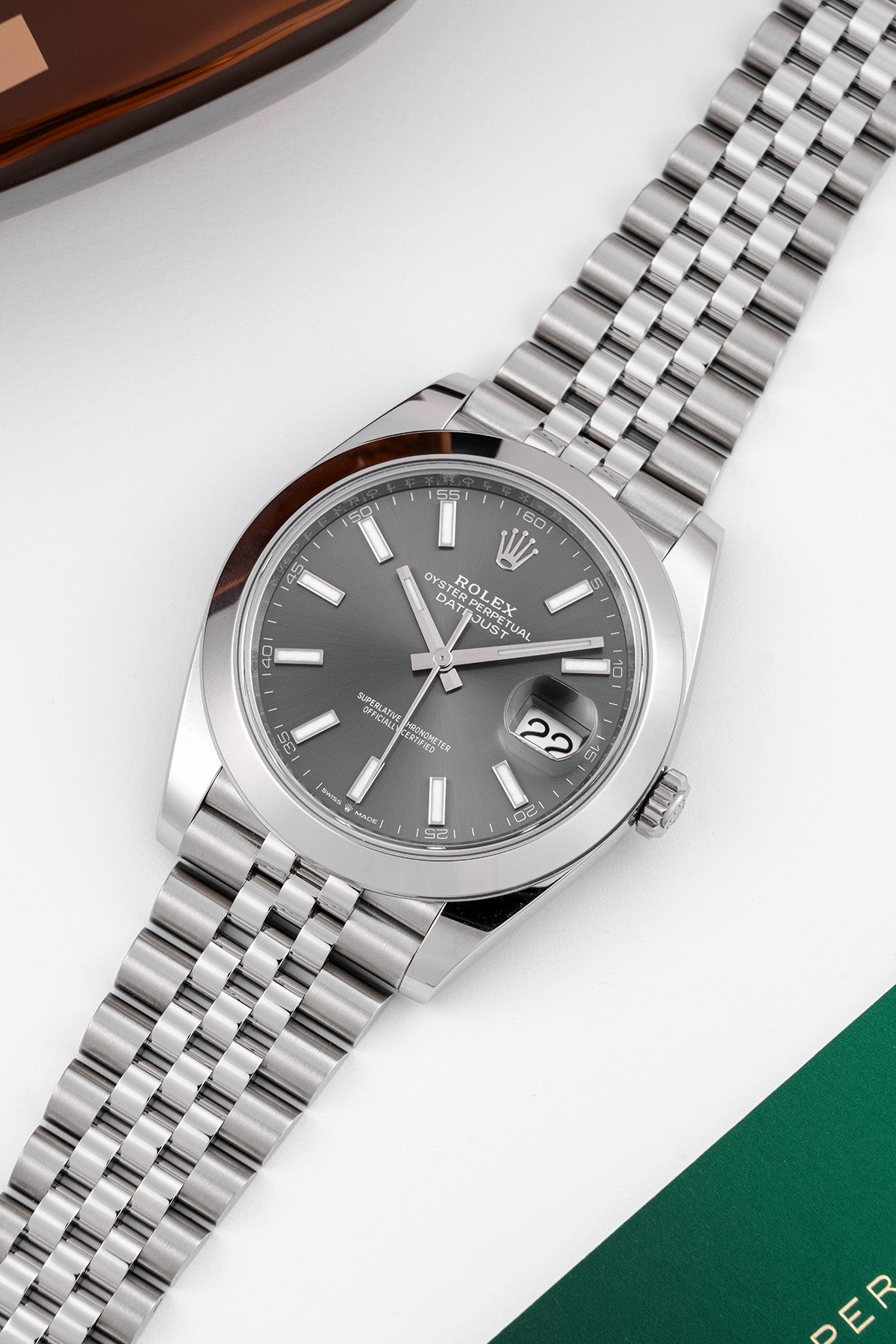 Rolex Datejust 126300 "Rhodium Dial"