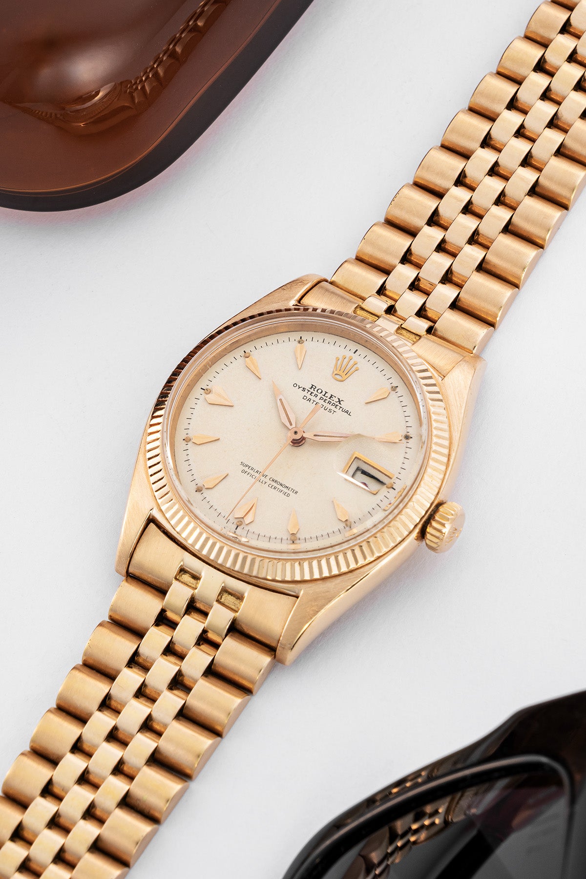Rolex Datejust 6605 "Red Gold"