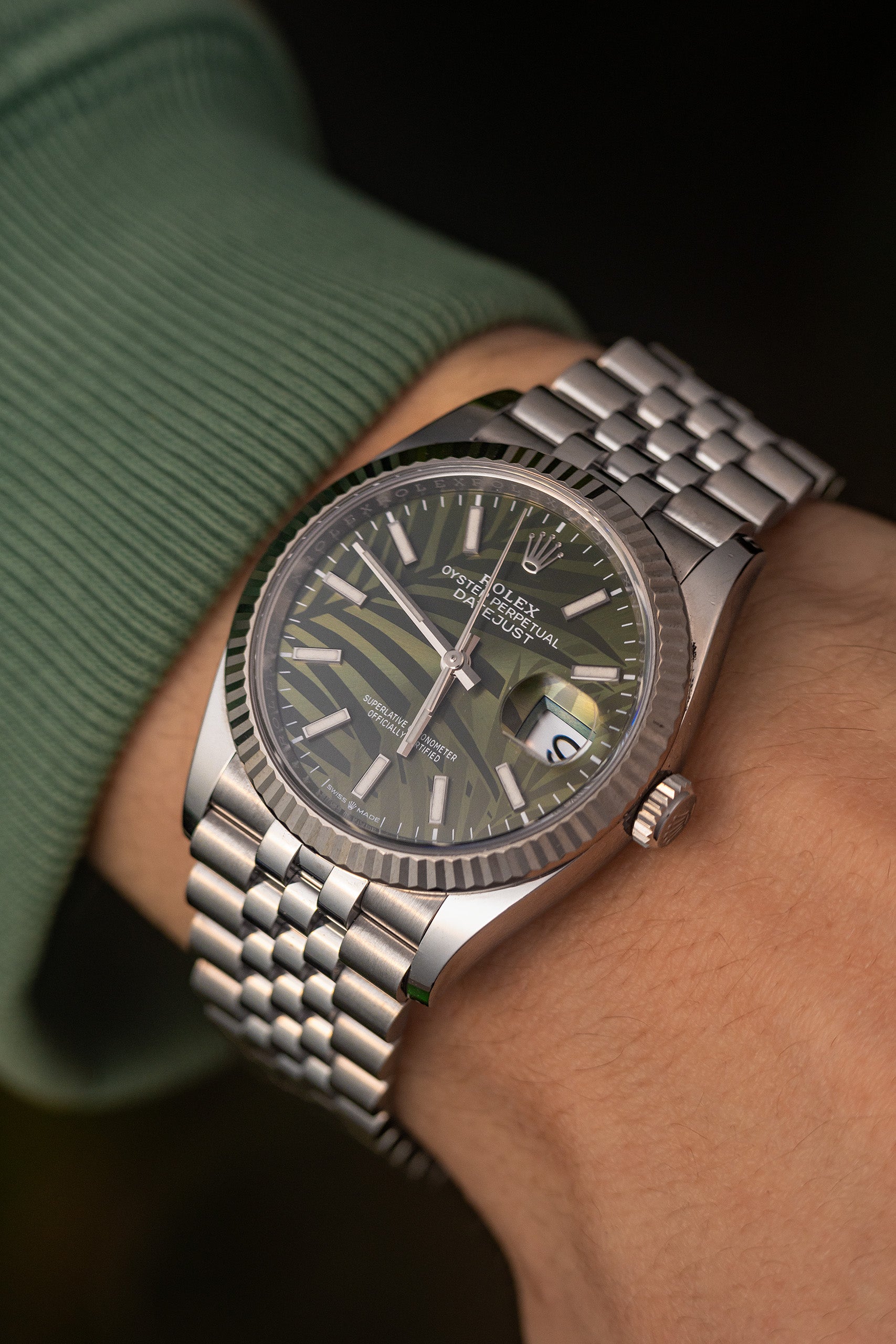 Datejust 126234 "Palm Dial"