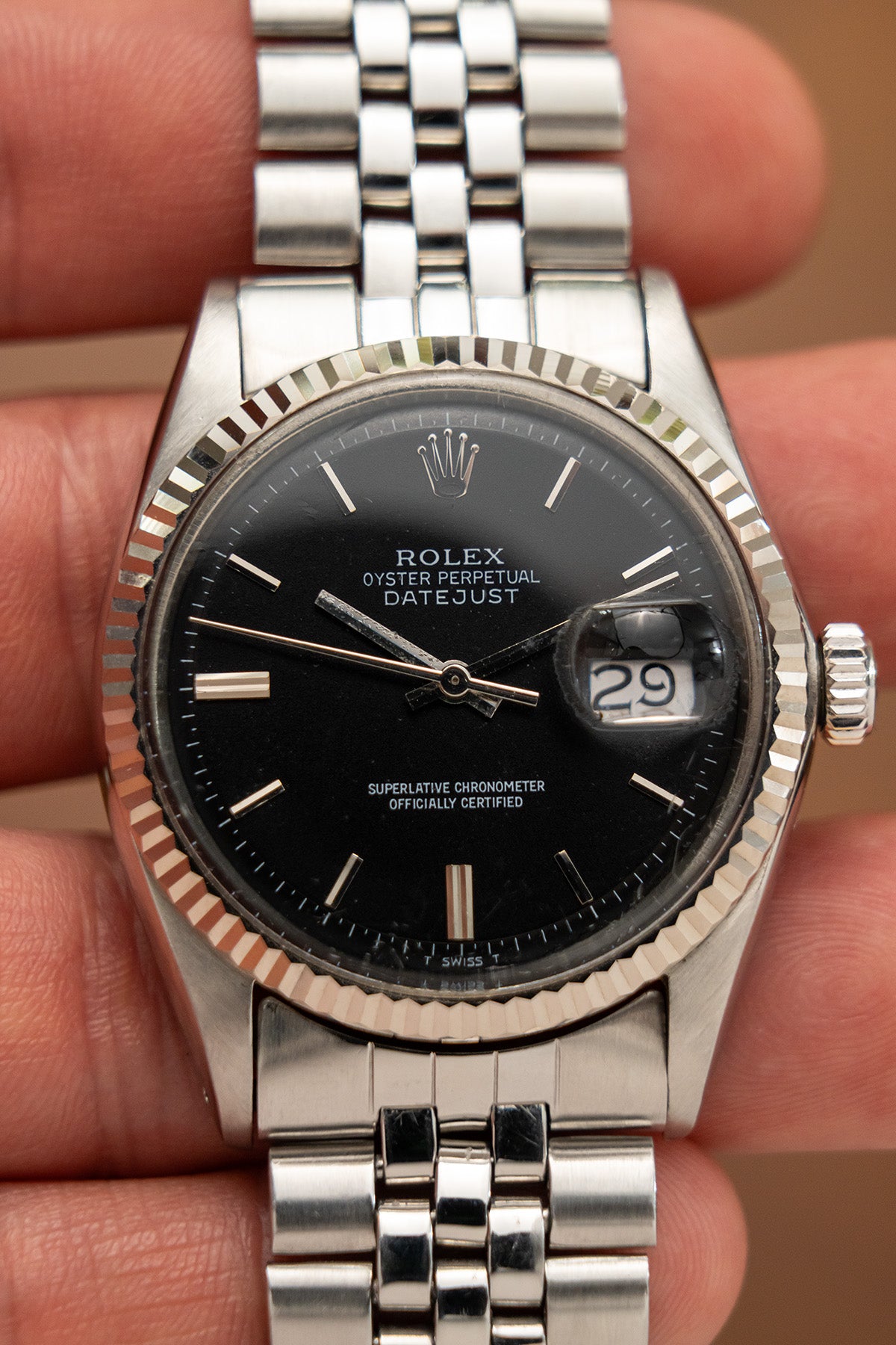 Rolex Datejust 1601 "Black Dial"