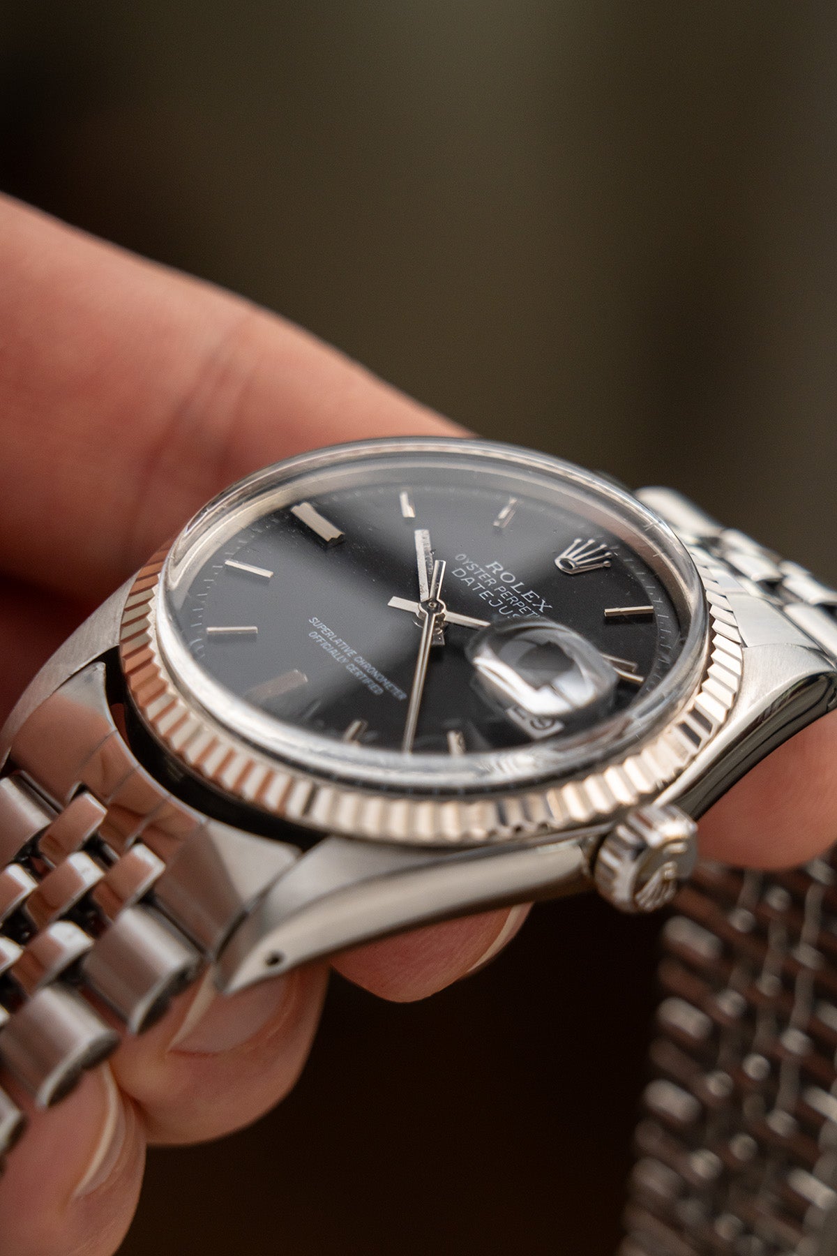 Rolex Datejust 1601 "Black Dial"