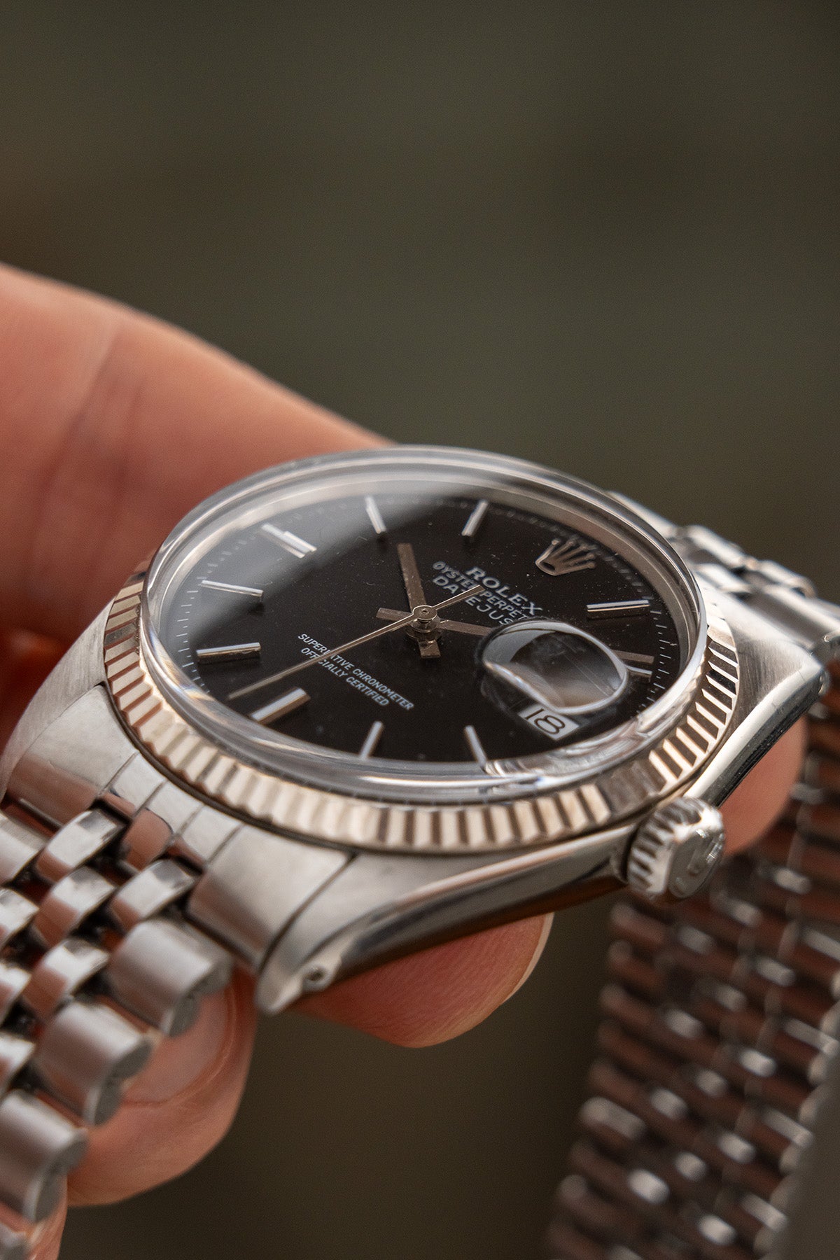 Rolex Datejust 1601 "Black Dial"