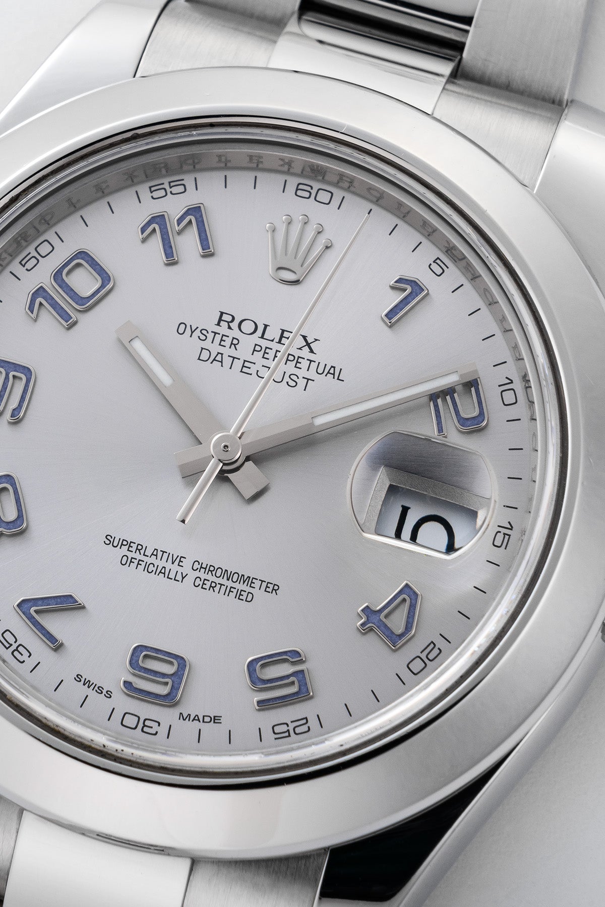 Rolex Datejust 116300 "Silver Arabic Dial"