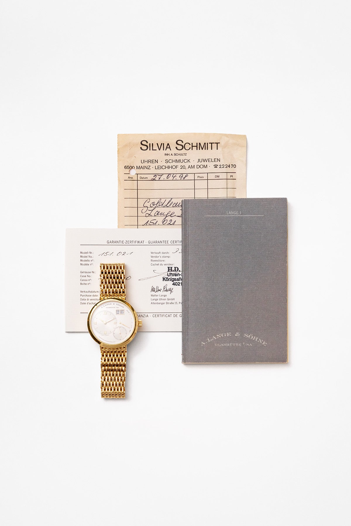 Lange 1 151.021 "Wellendorff Bracelet"