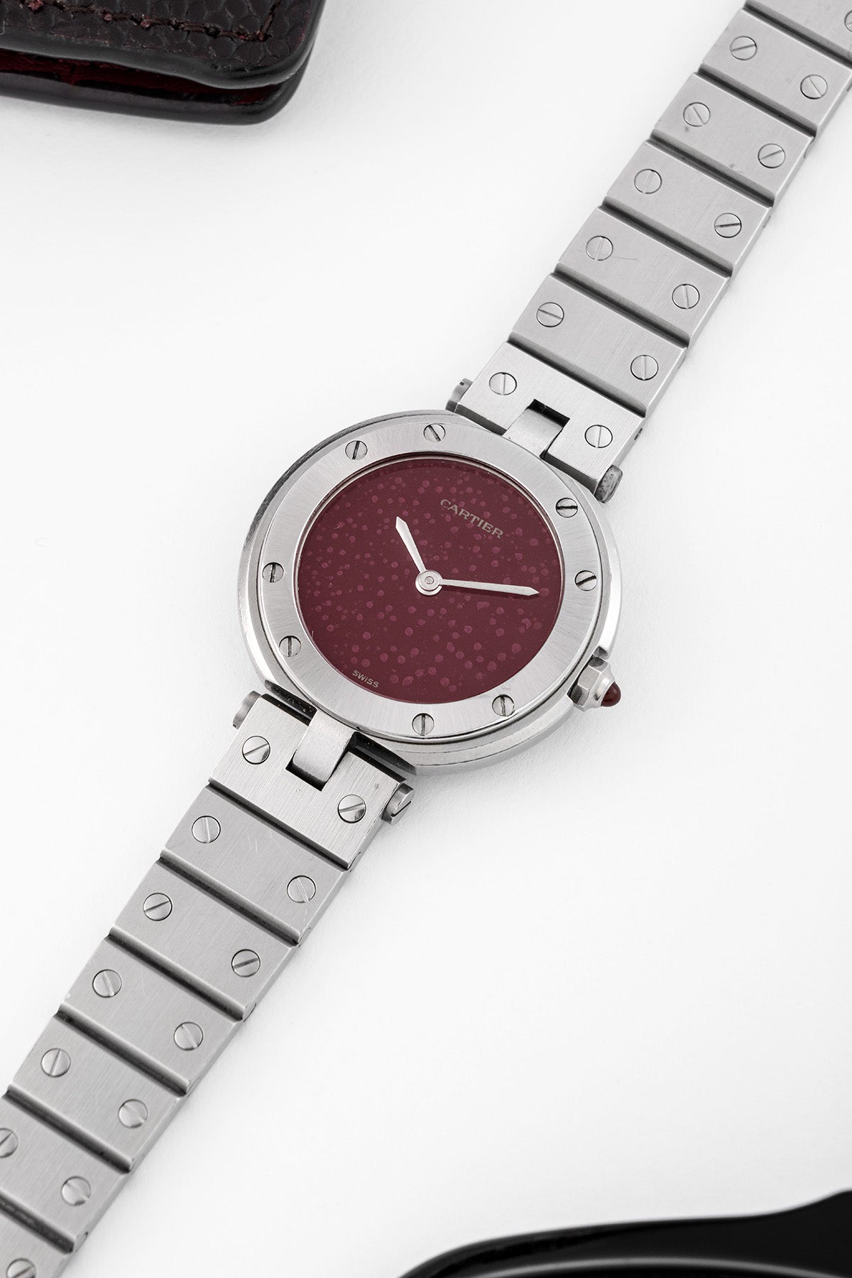 Cartier Santos Vendôme 8192 "Burgundy Dial"