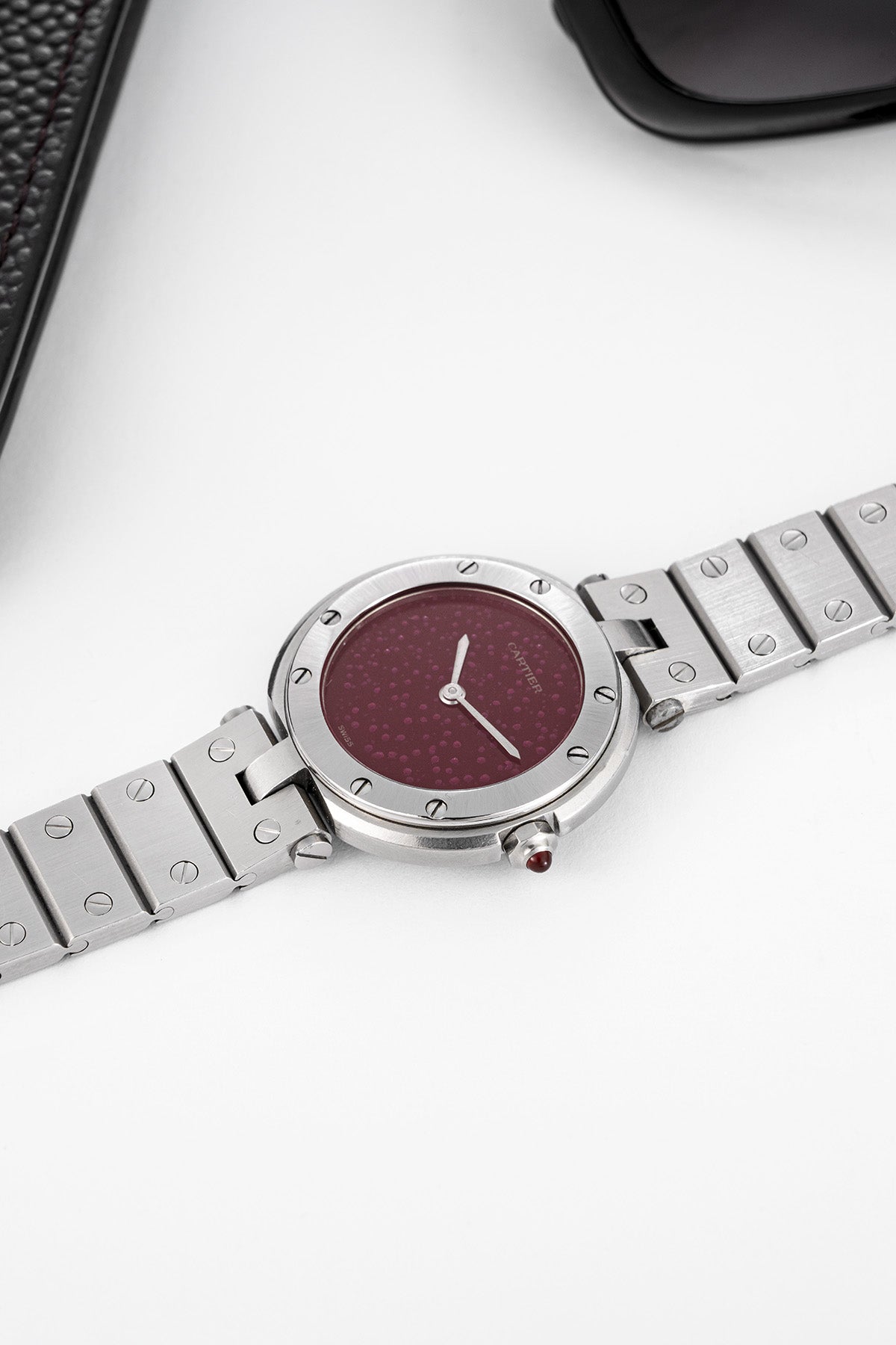 Cartier Santos Vendôme 8192 "Burgundy Dial"