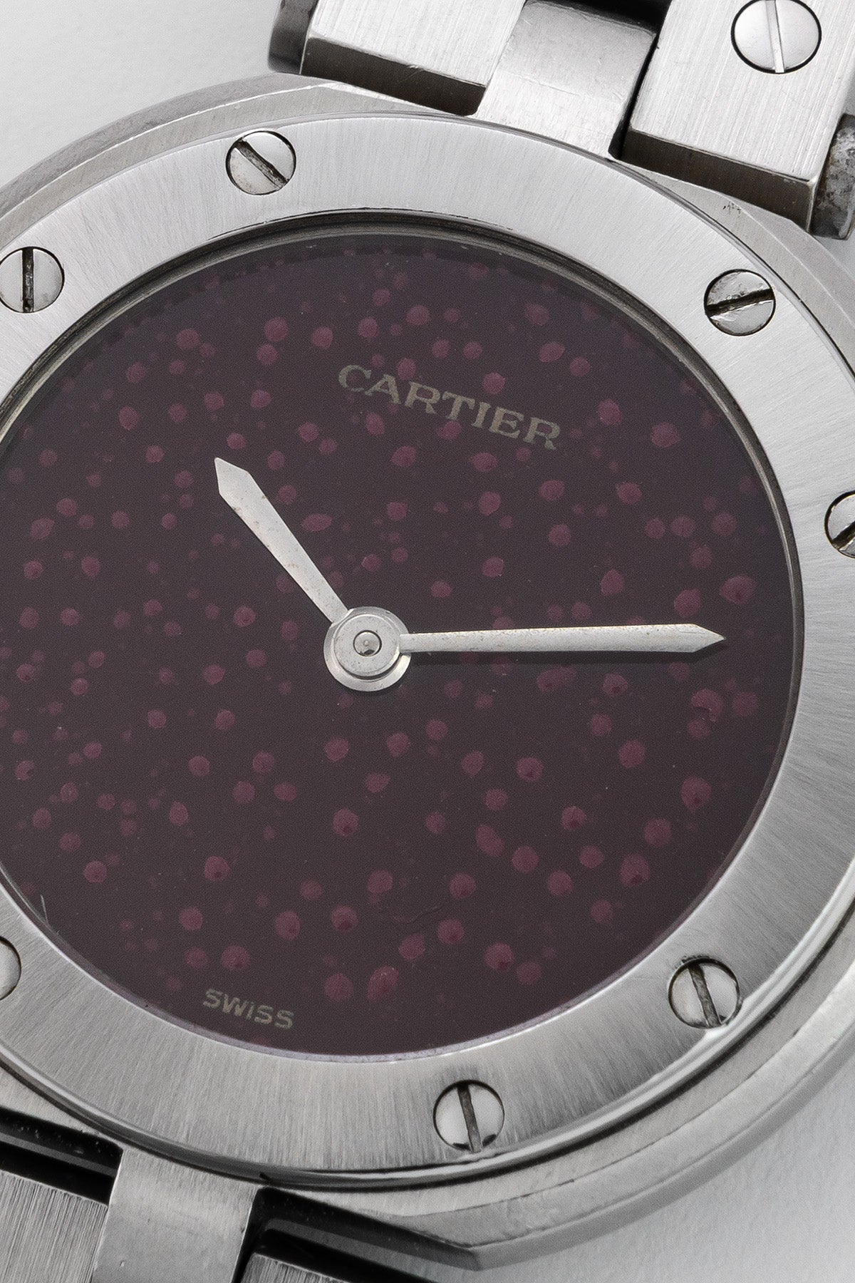 Cartier Santos Ronde 8192 "Burgundy Dial"