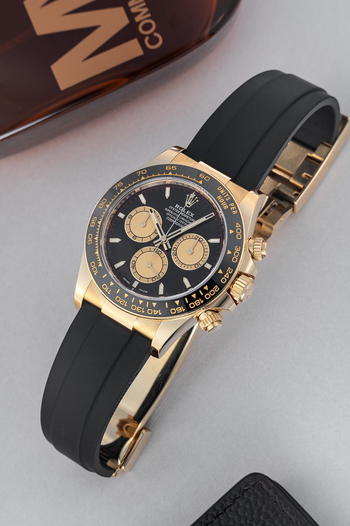Daytona "Paul Newman" Yellow Gold Oysterflex 126518LN