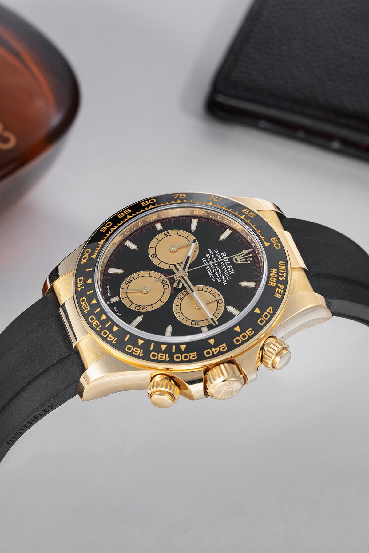 Daytona "Paul Newman" Yellow Gold Oysterflex 126518LN
