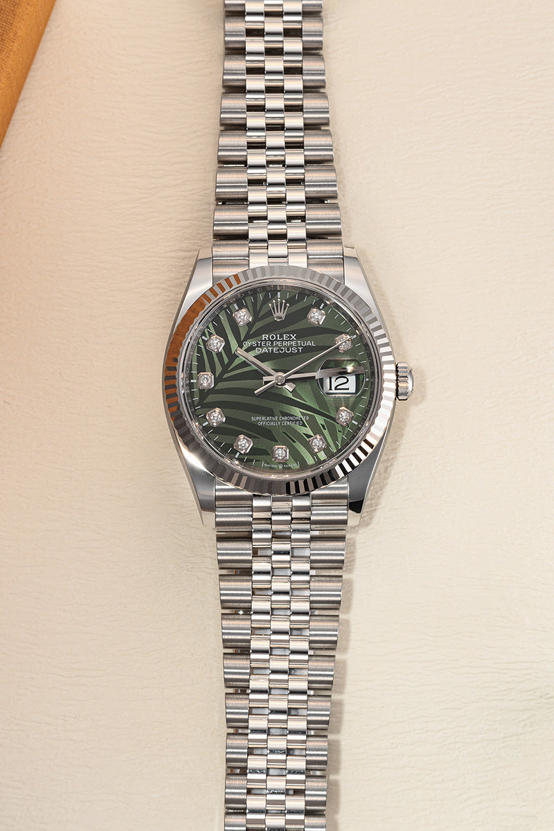 Datejust 126234 "Diamonds Palm Dial"