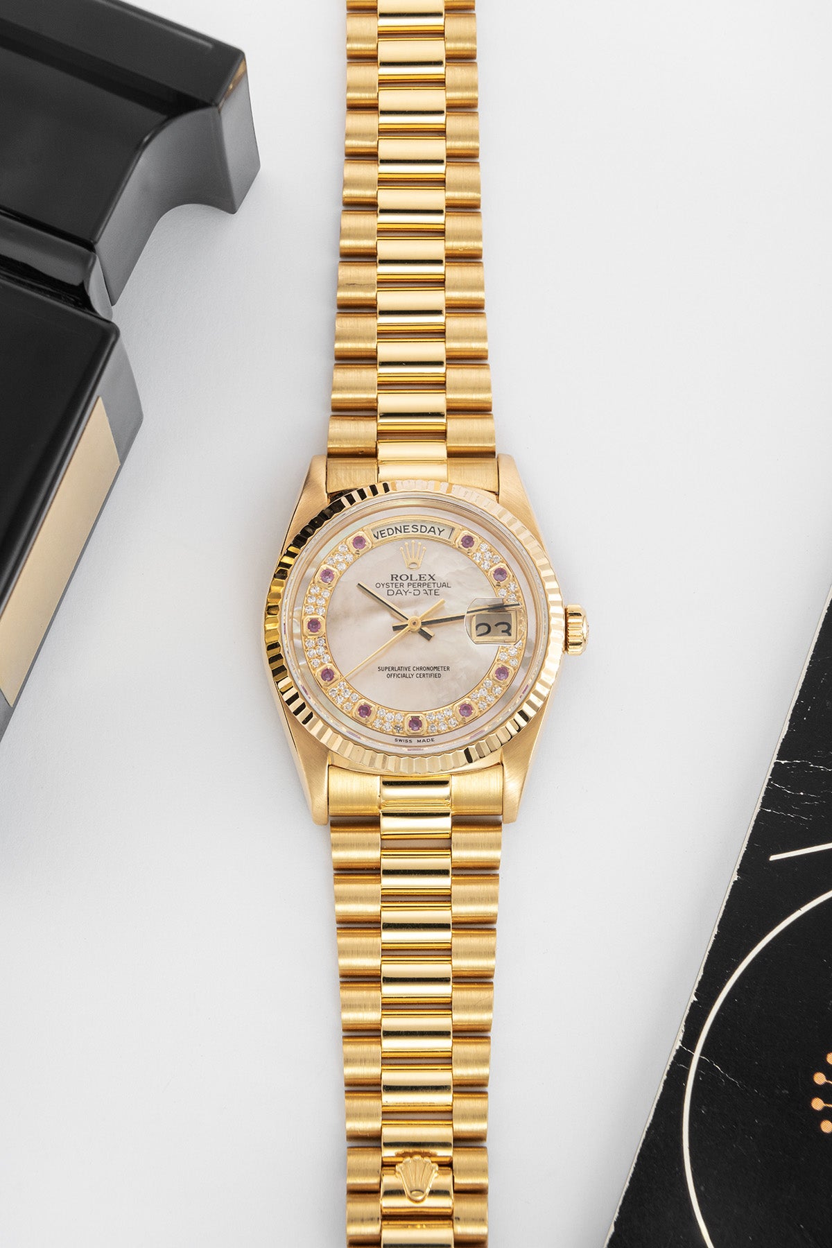 Day-Date 18238 "MOP Myriad Ruby Dial"