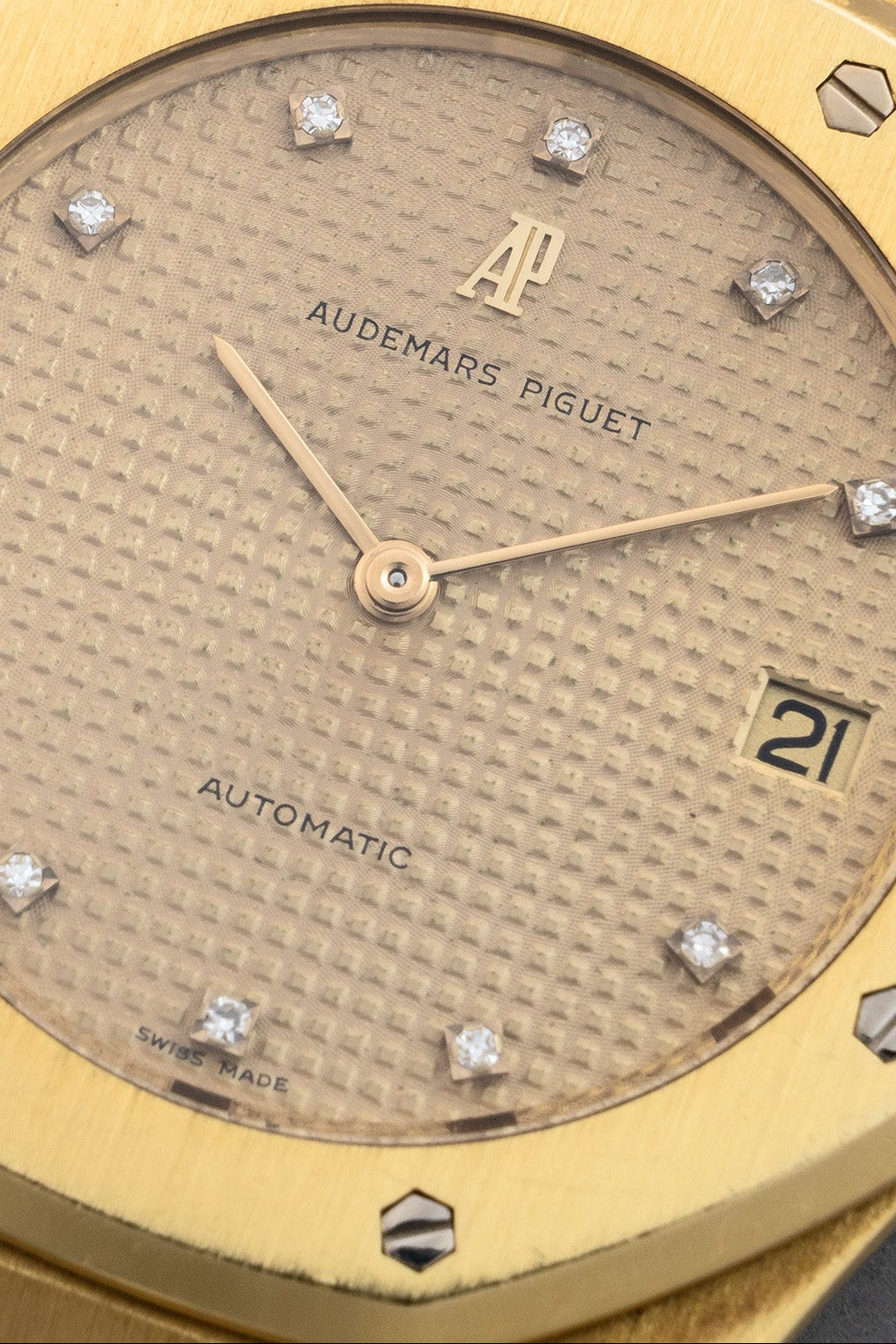 5402BA Jumbo "Gold Dial Factory Diamonds"