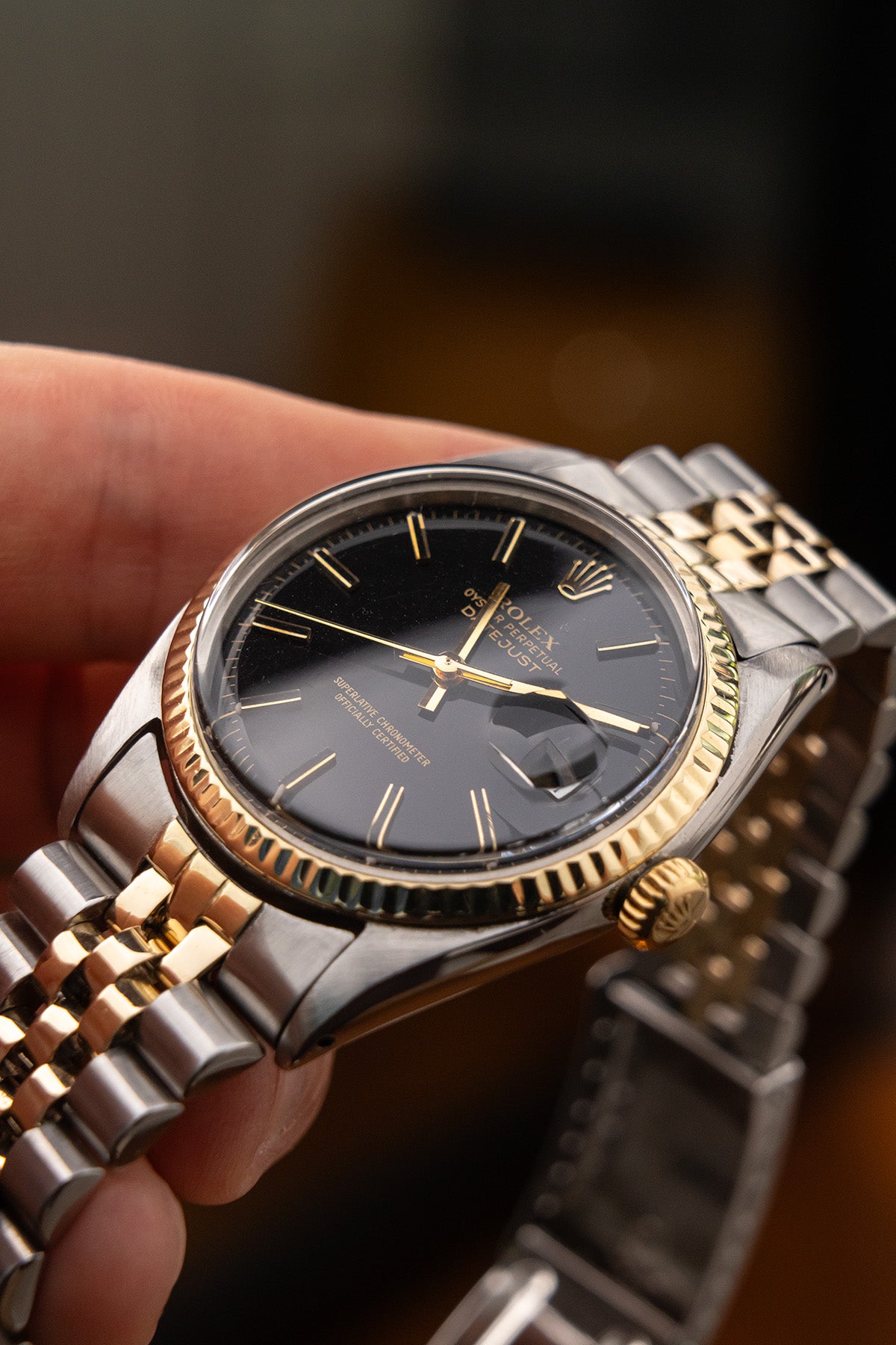 Rolex Datejust 1601 "Black Dial"