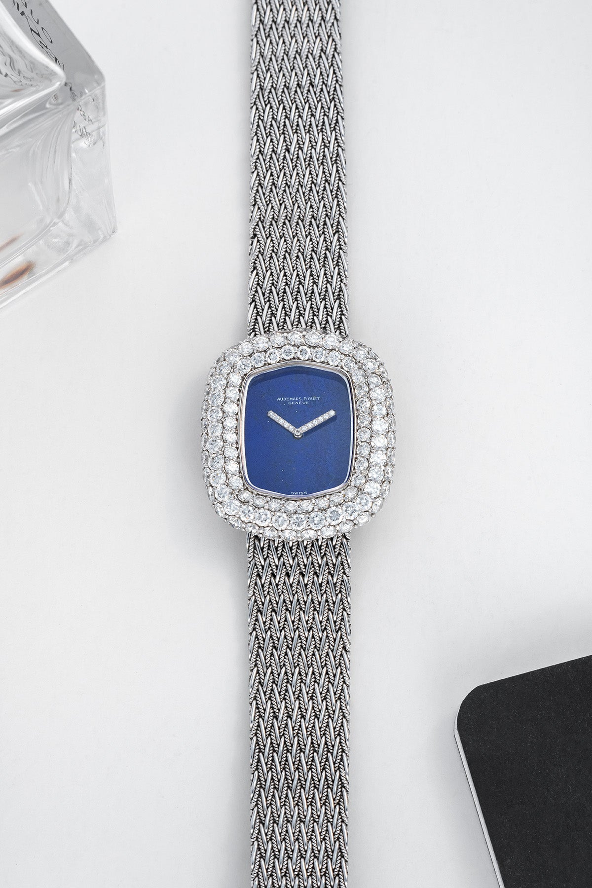 Lapis Lazuli White Gold