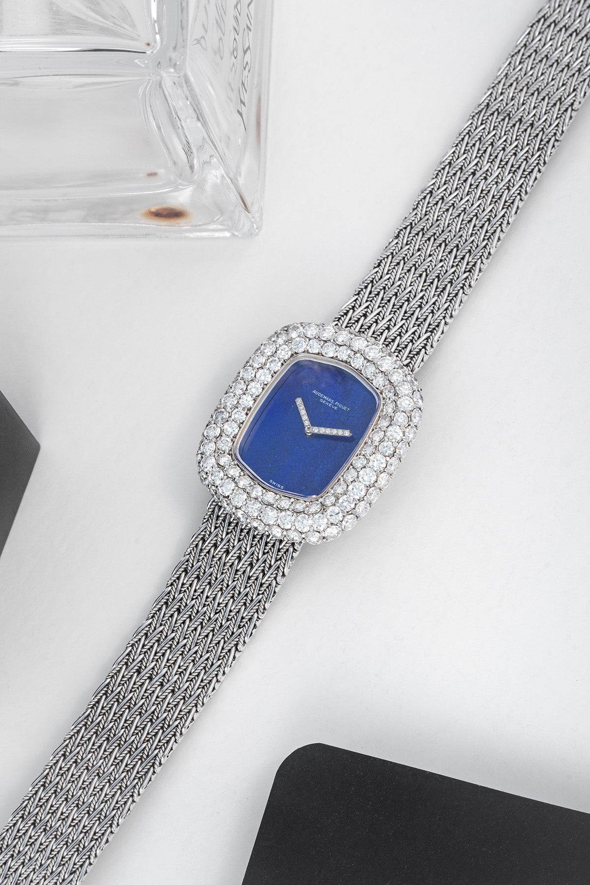Lapis Lazuli White Gold