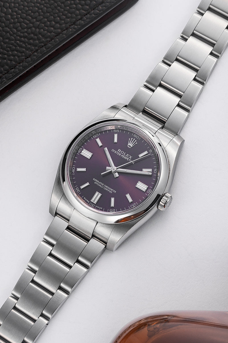 Oyster Perpetual 116000 "Red Grape"