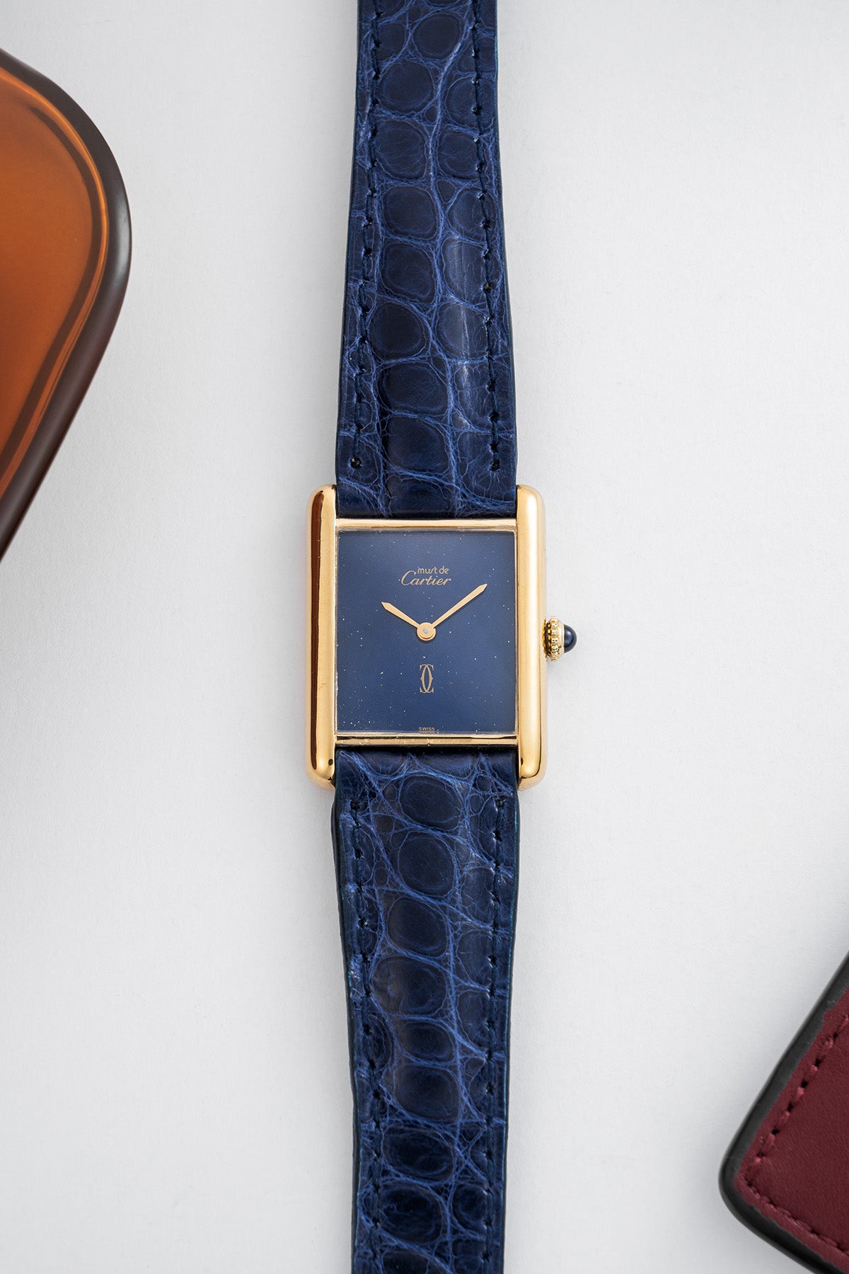 Must De Cartier Tank 6 "Blue Stardust"