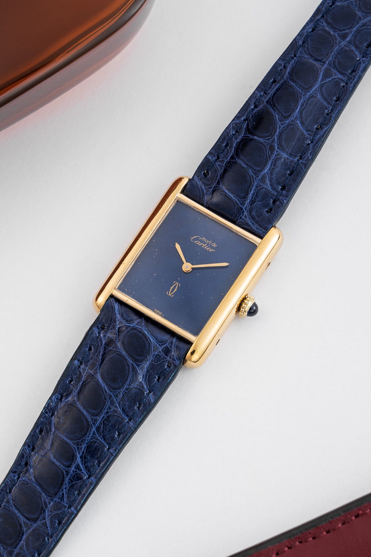 Must De Cartier Tank 6 "Blue Stardust"