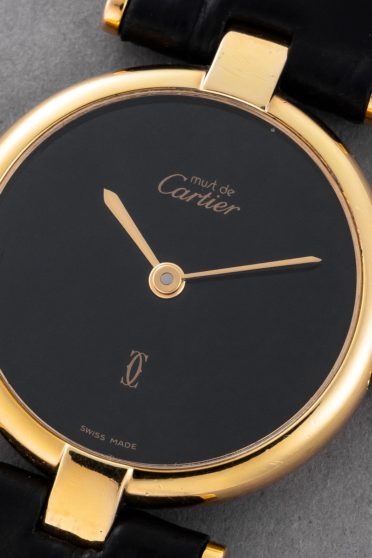 Must De Cartier 18 "Black Dial"