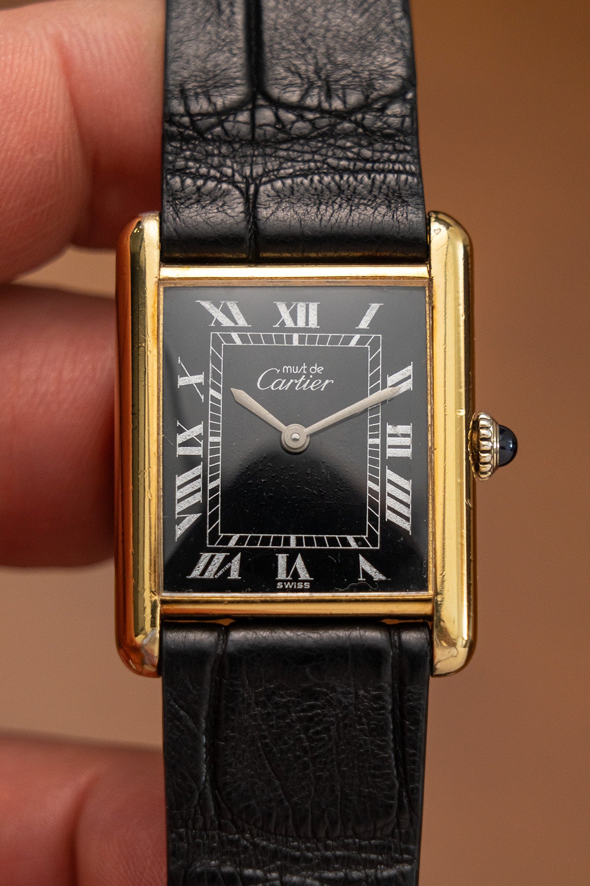 Cartier Must de Cartier Tank 6 "Black Dial"