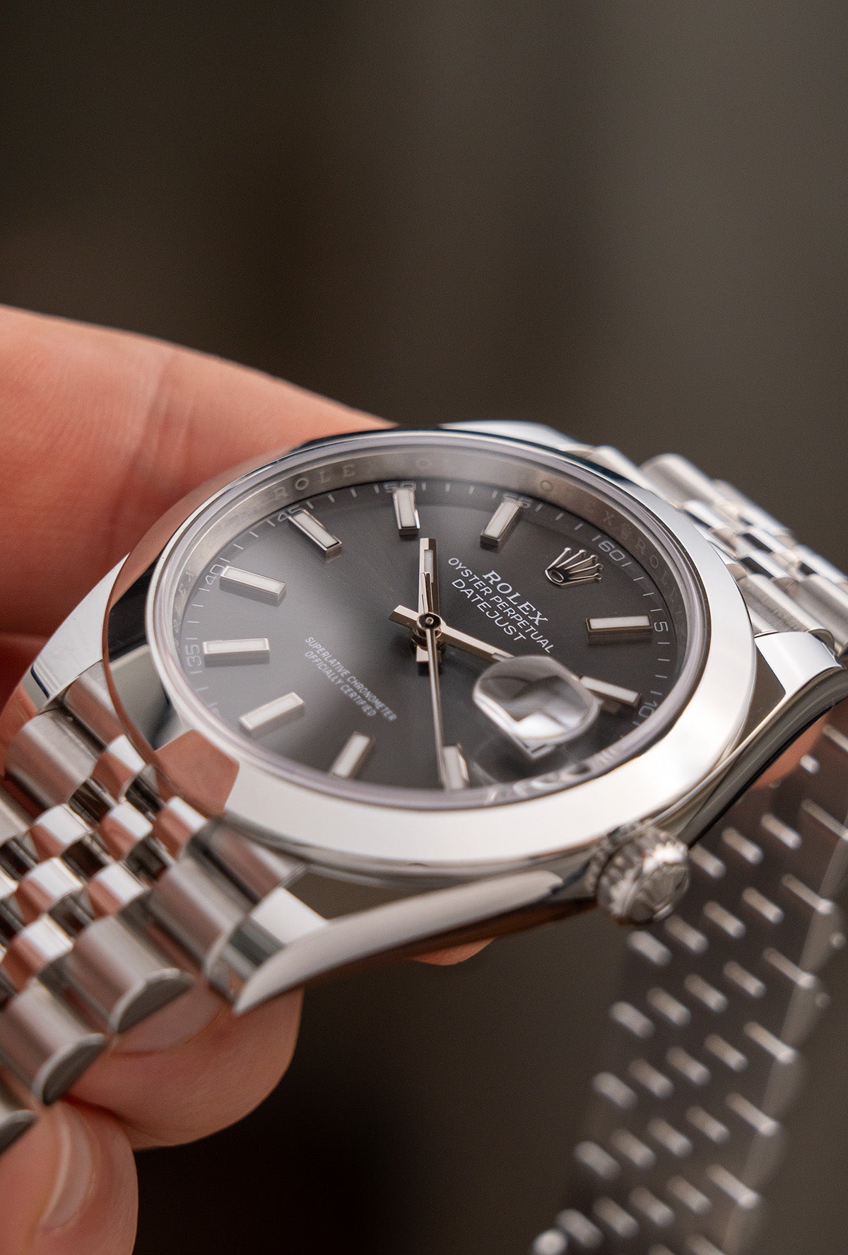 Rolex Datejust 126300 "Rhodium Dial"