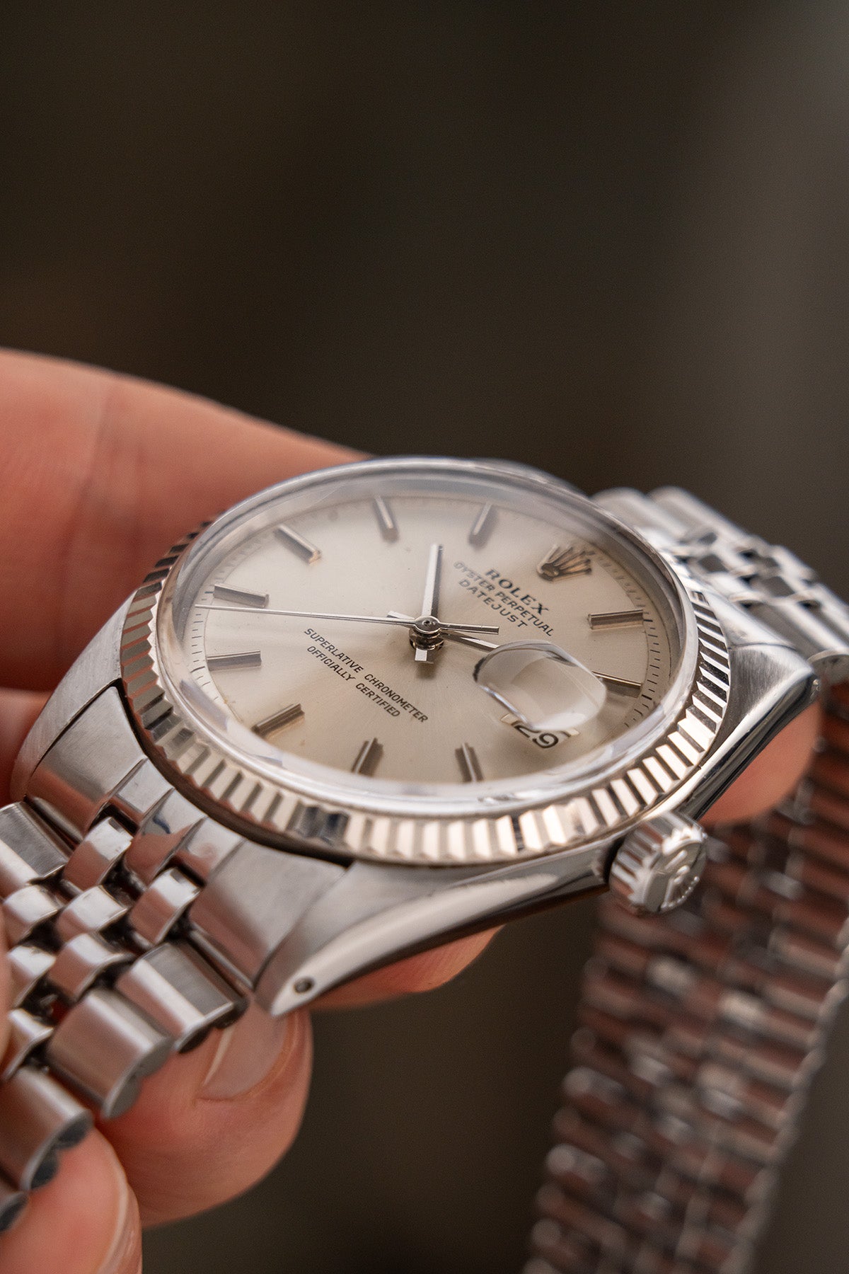 Rolex Datejust 1601 "Silver Dial"