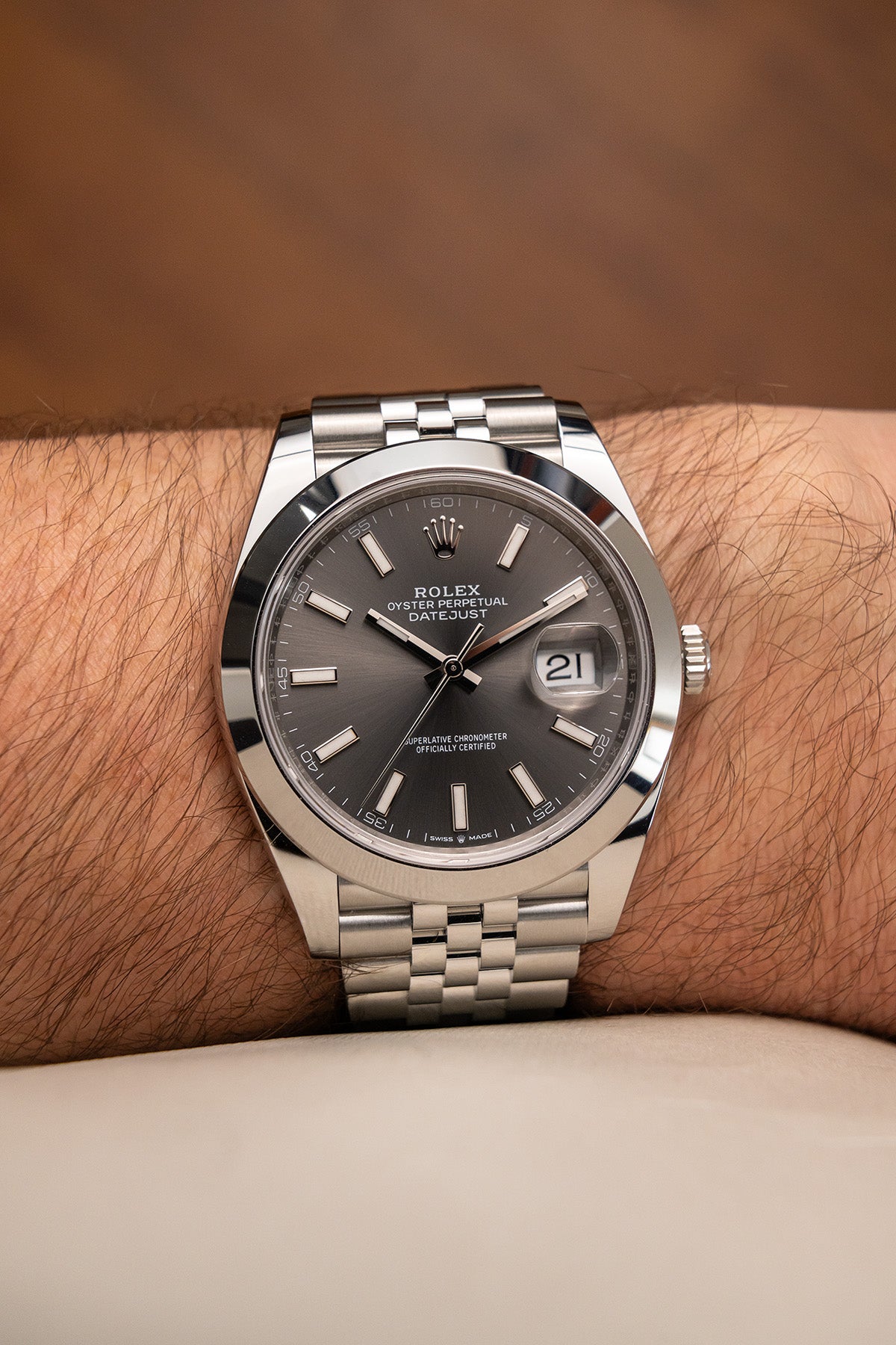 Rolex Datejust 126300 "Rhodium Dial"