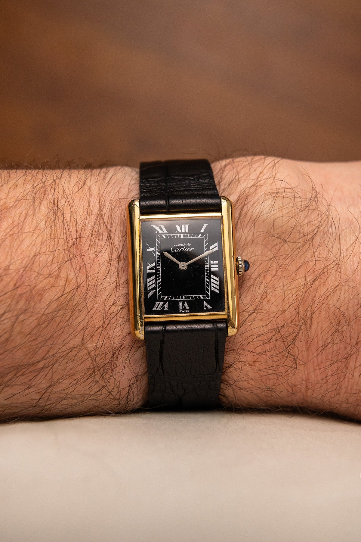 Cartier Must de Cartier Tank 6 "Black Dial"