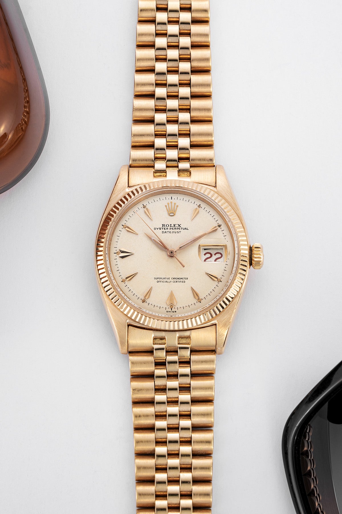 Rolex Datejust 6605 "Red Gold"