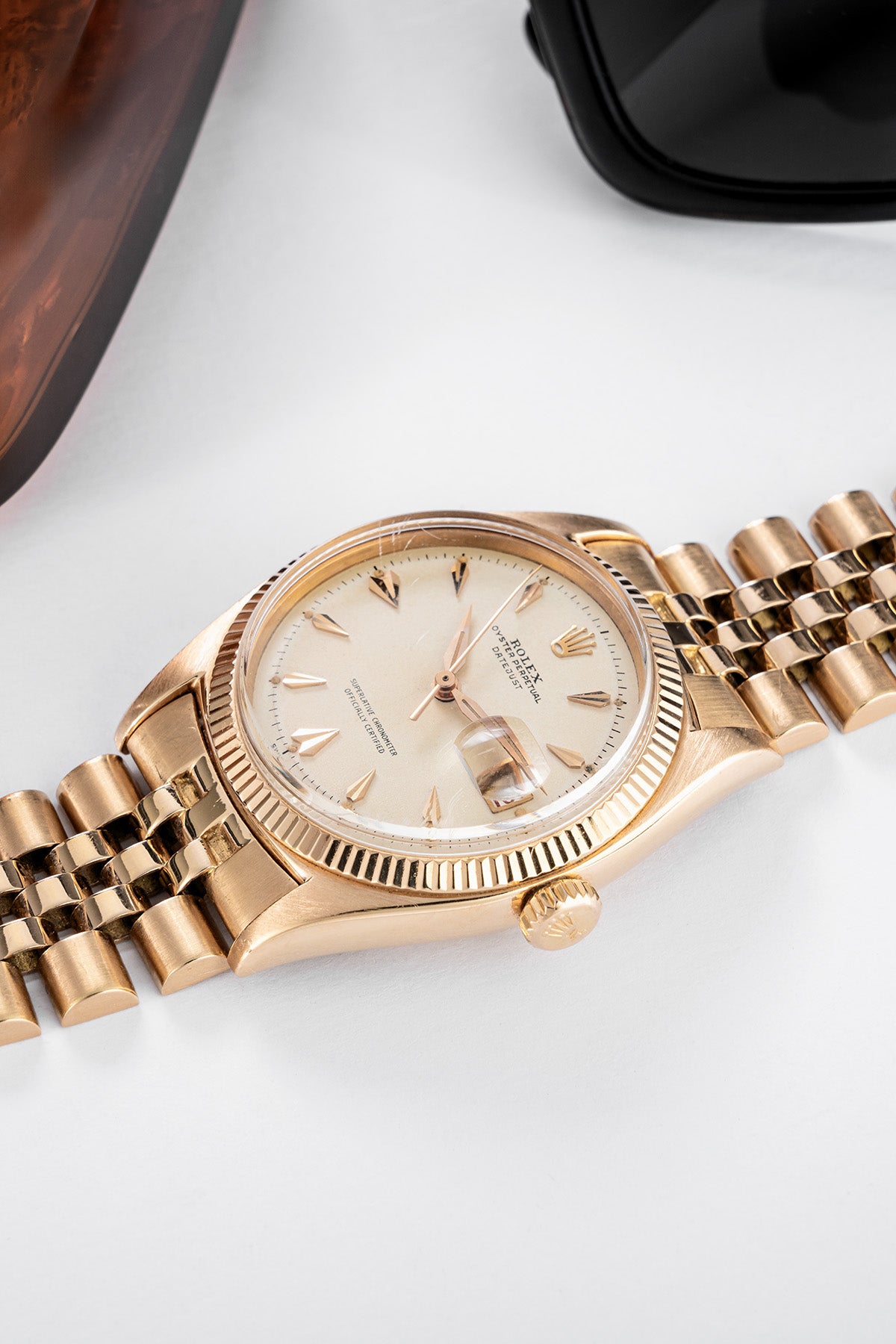 Rolex Datejust 6605 "Red Gold"