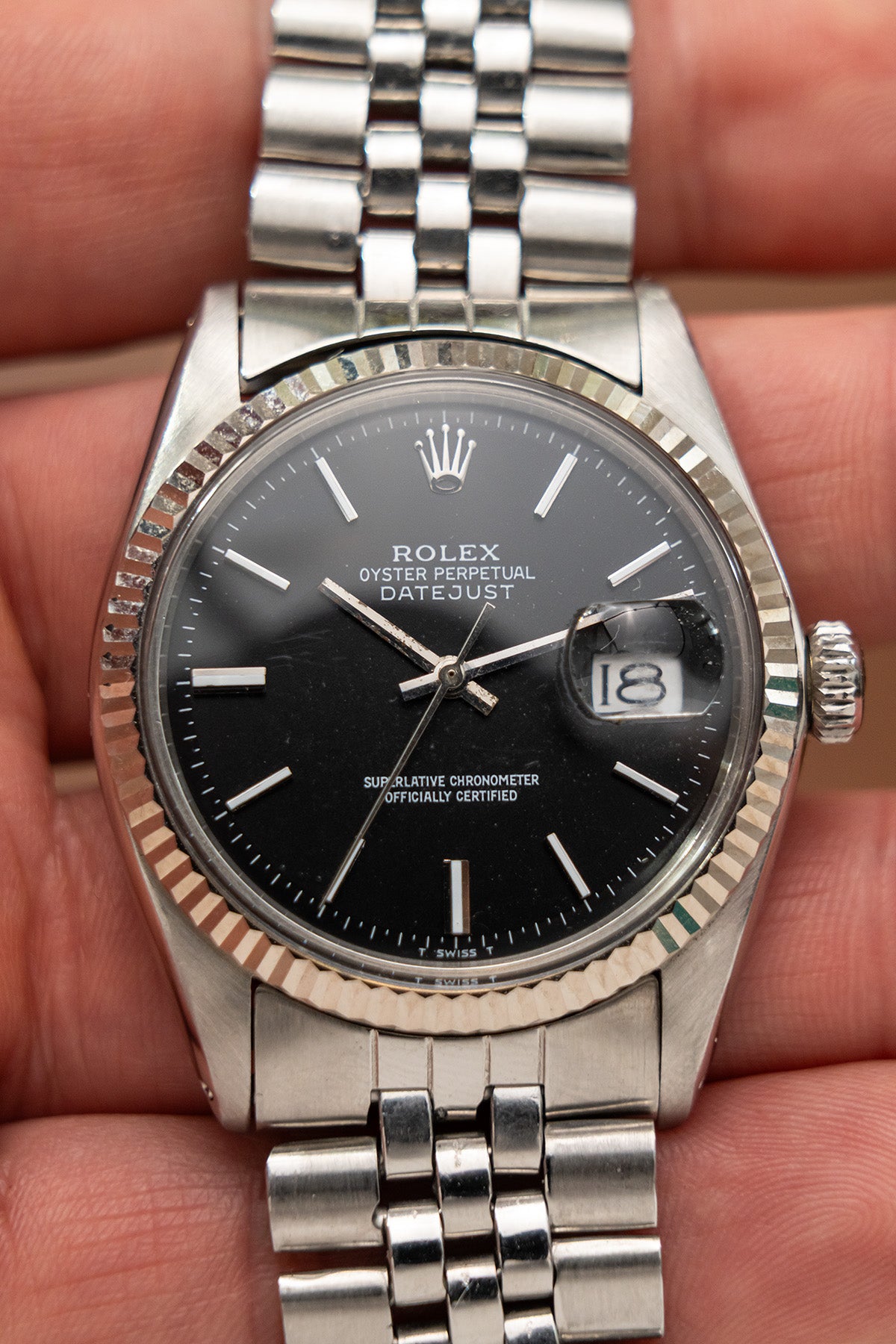 Rolex Datejust 1601 "Black Dial"