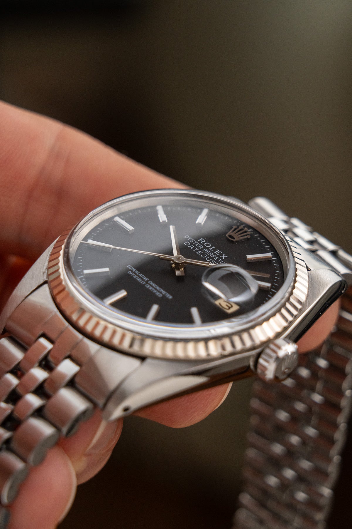 Rolex Datejust 1601 "Black Dial"