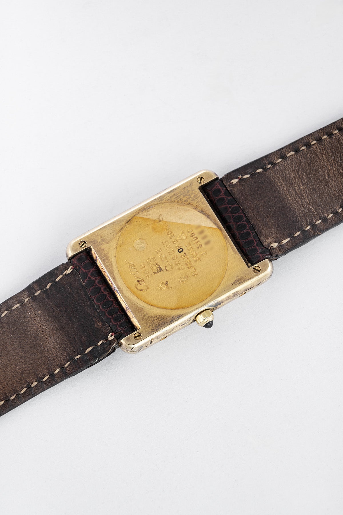 Tank Must De Cartier 681006 "Burgundy Dial"