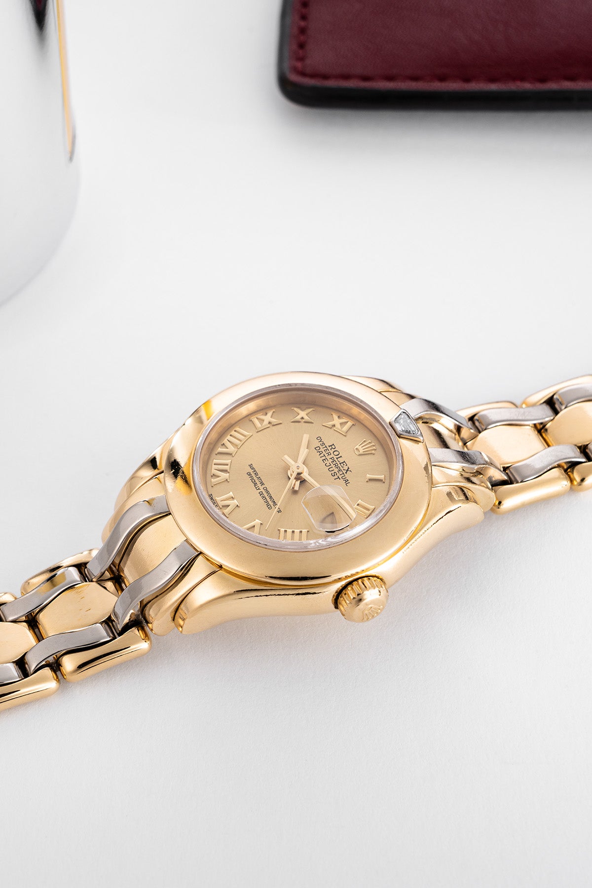 Lady Datejust Pearlmaster 69328 "Gold Dial"
