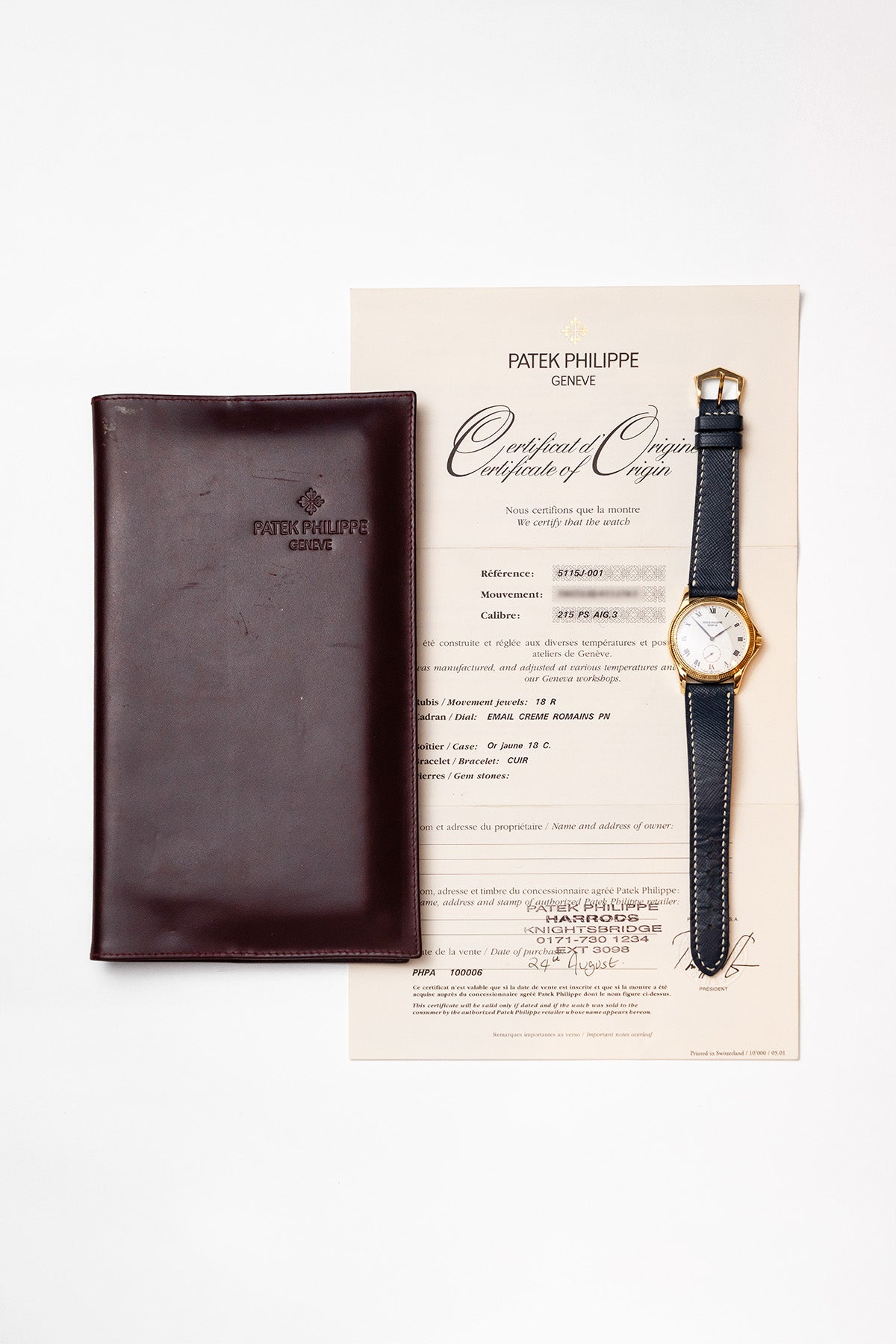 Calatrava 5115J-001 "Enamel Dial"