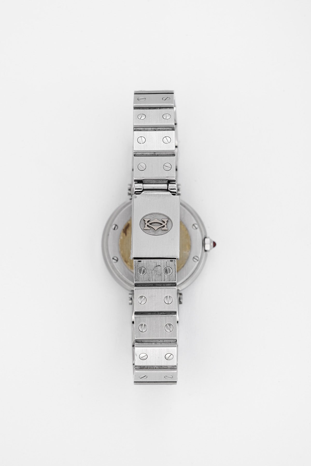 Cartier Santos Ronde 8192 "Burgundy Dial"