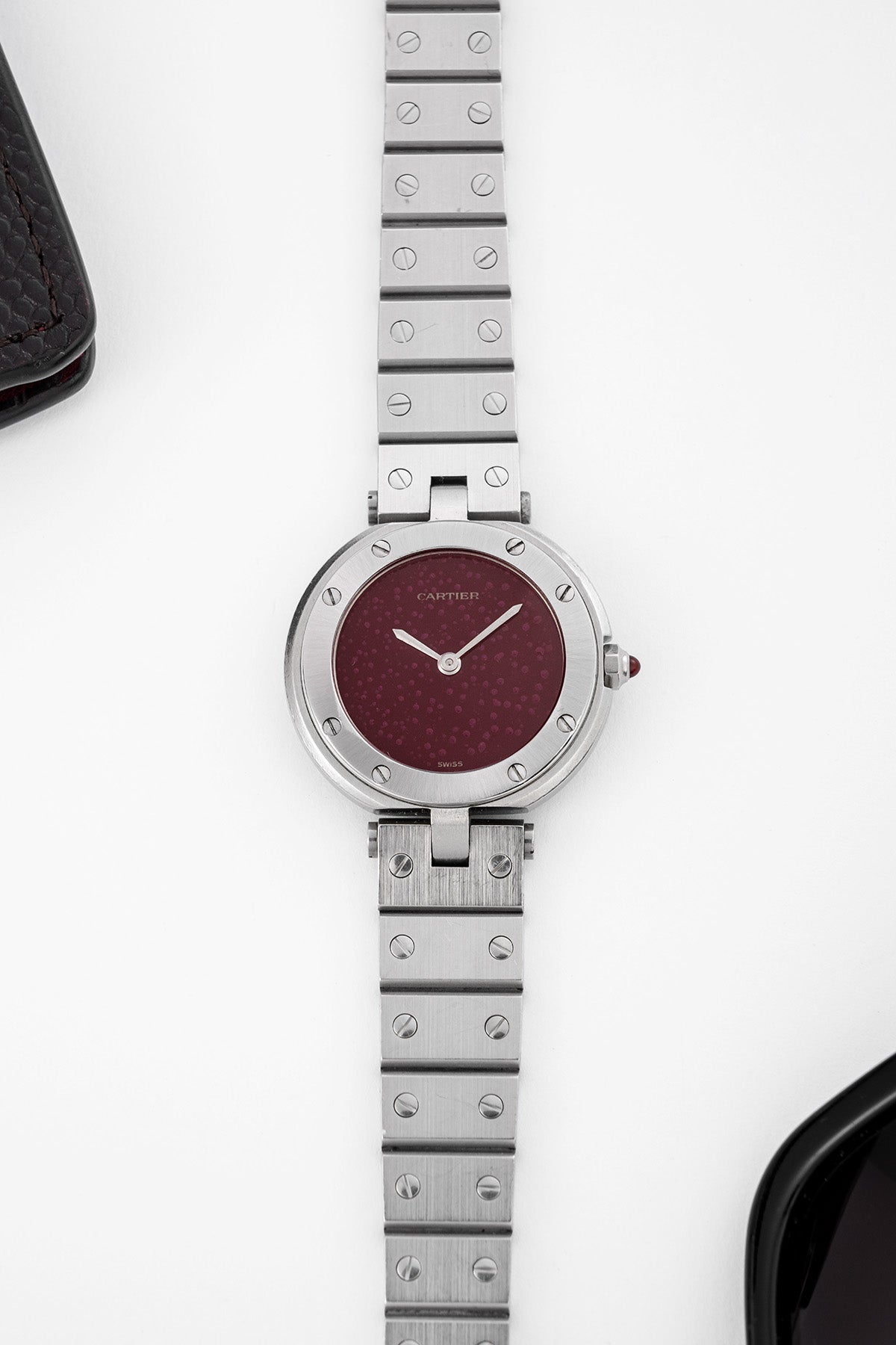 Cartier Santos Vendôme 8192 "Burgundy Dial"