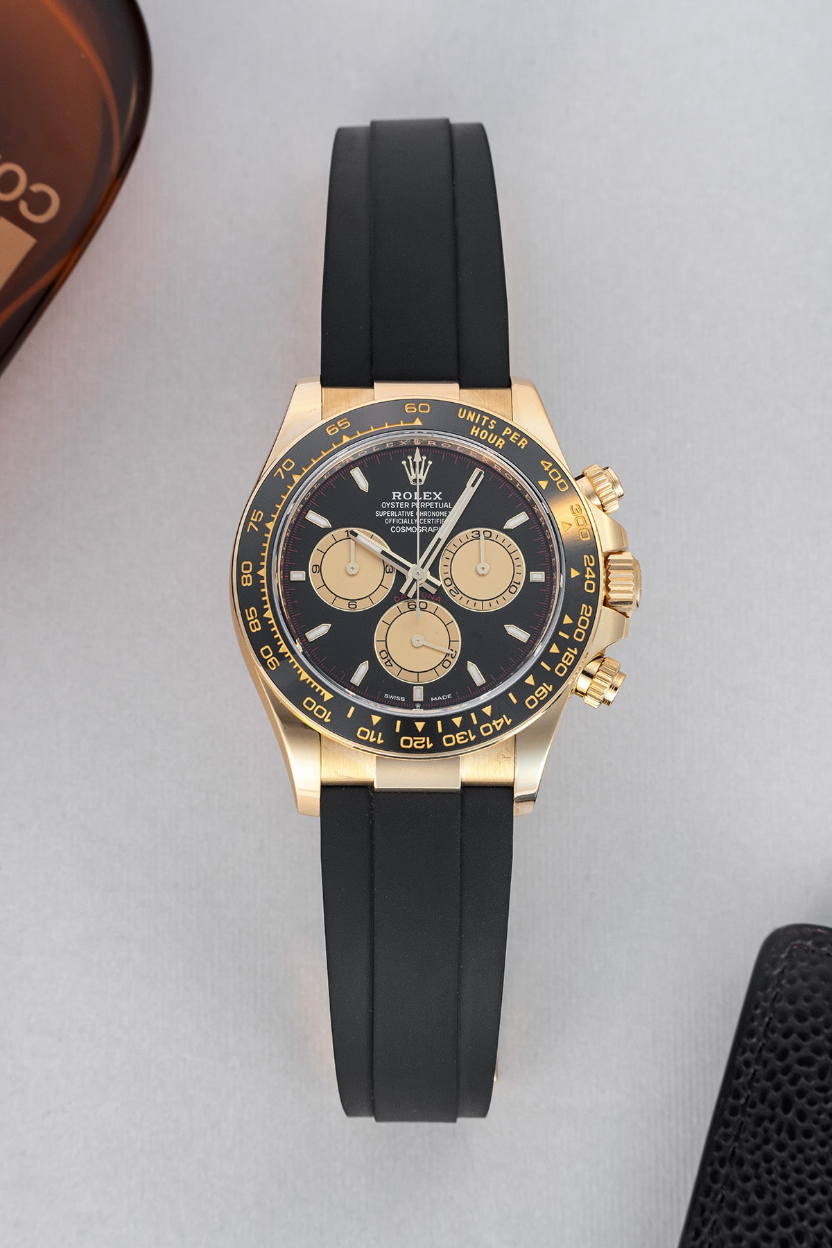 Daytona "Paul Newman" Yellow Gold Oysterflex 126518LN