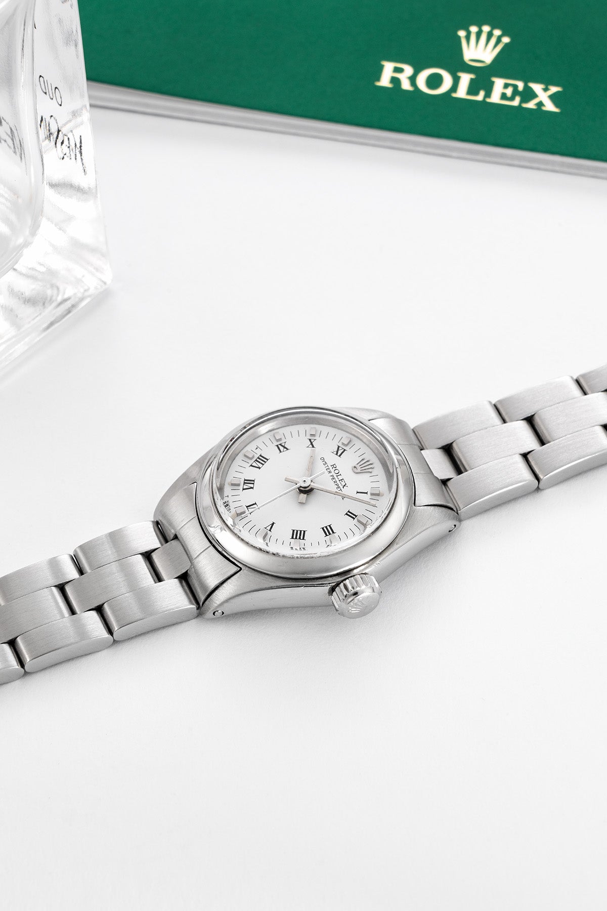 Rolex Oyster Perpetual Lady 6618 "White Roman Dial"