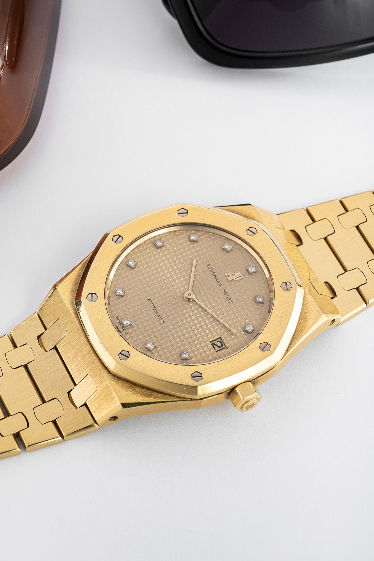 5402BA Jumbo "Gold Dial Factory Diamonds"