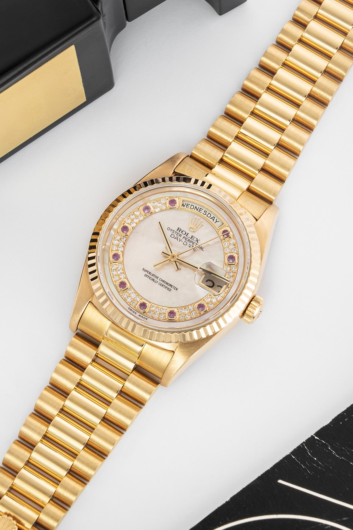 Day-Date 18238 "MOP Myriad Ruby Dial"