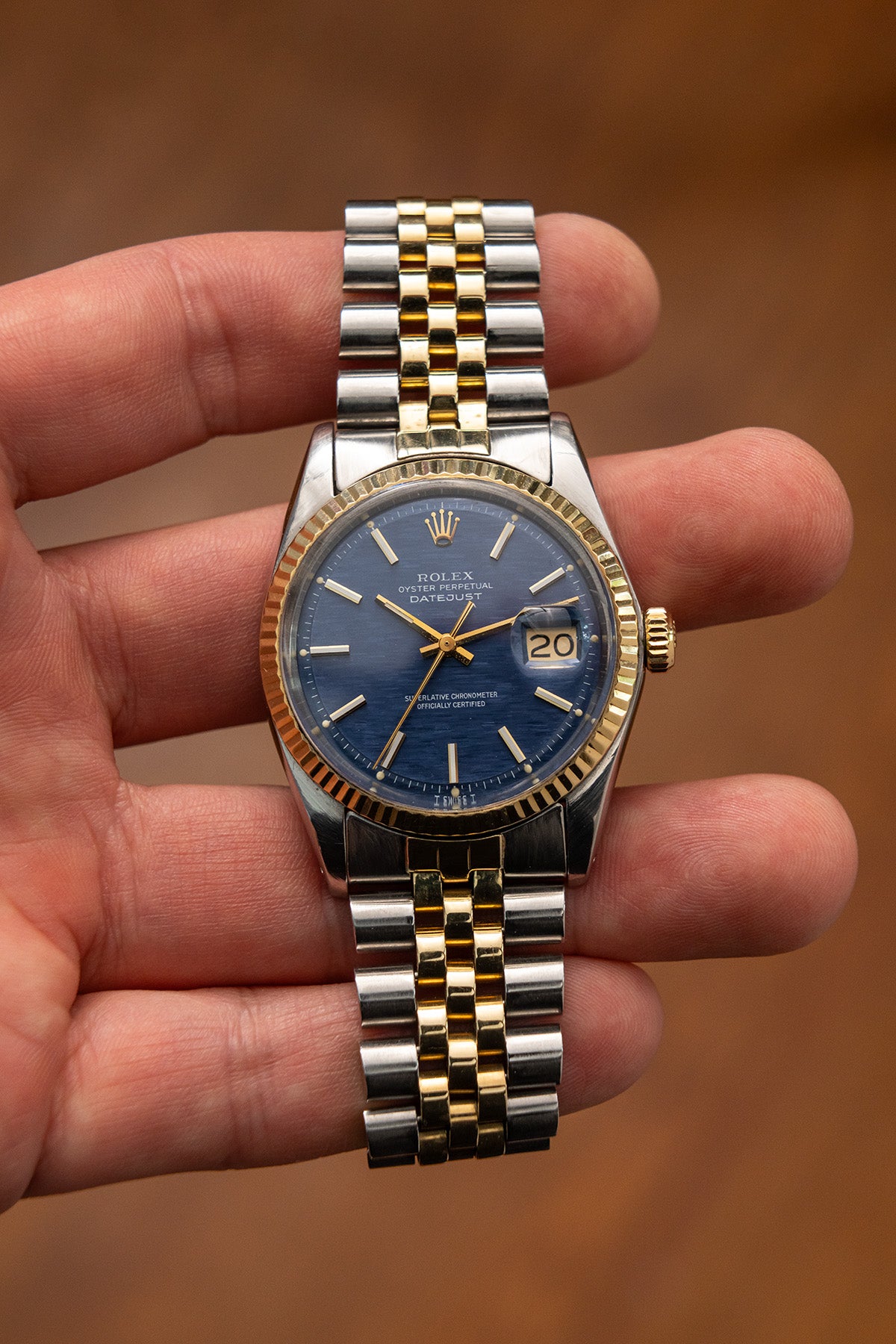 Rolex Datejust 1601 "Blue Motif Dial"