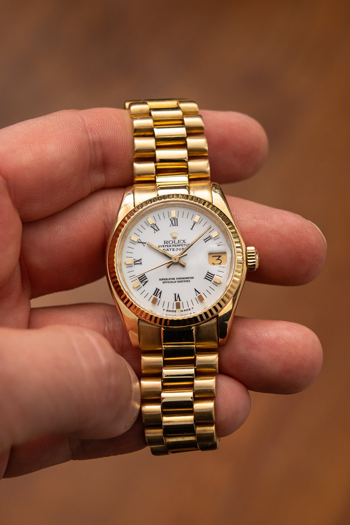 Rolex Datejust 6827 "White Roman"