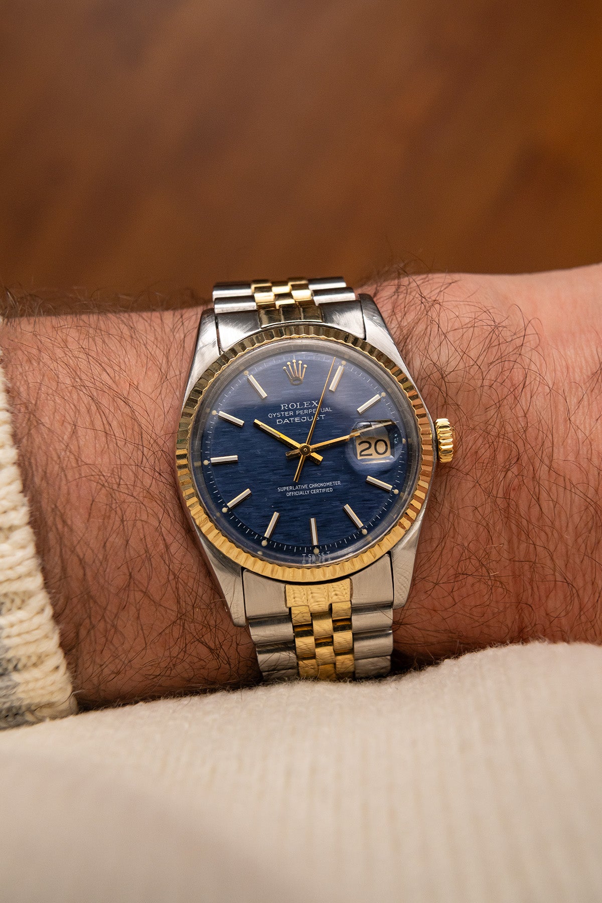 Rolex Datejust 1601 "Blue Motif Dial"